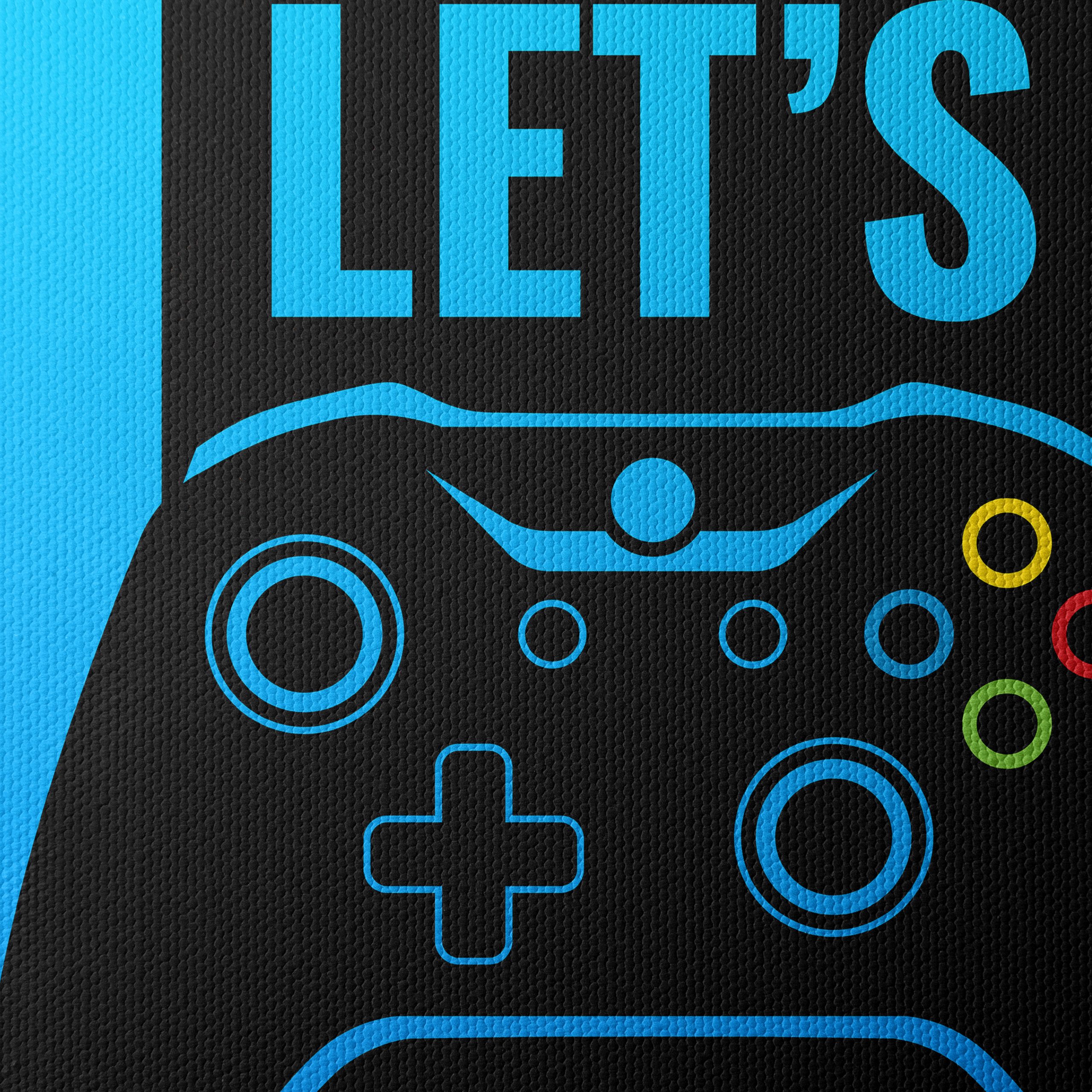 Let's Play Gaming Art Wall Decor - Image 4