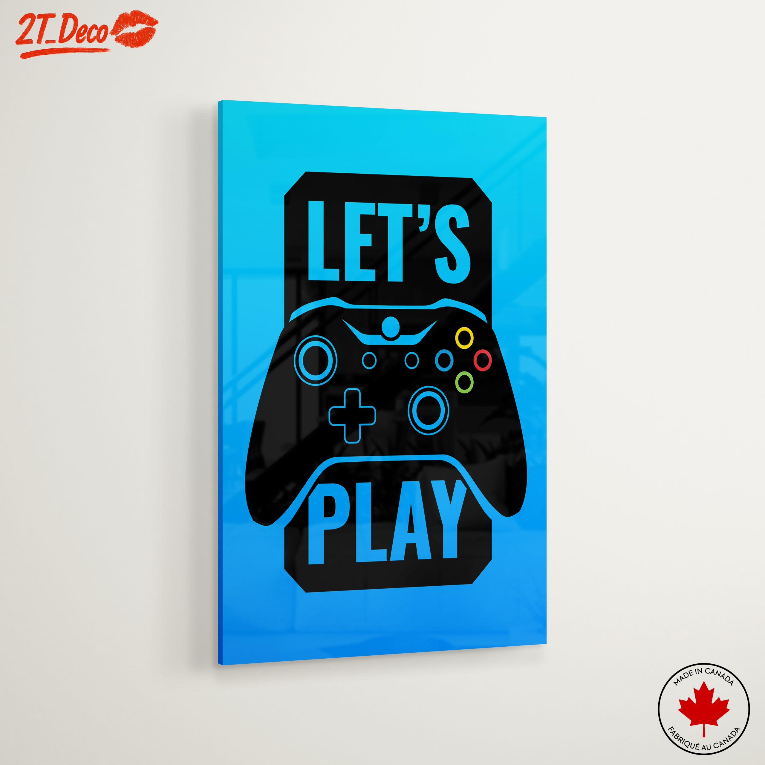 Let's Play Gaming Art Wall Decor - Image 6