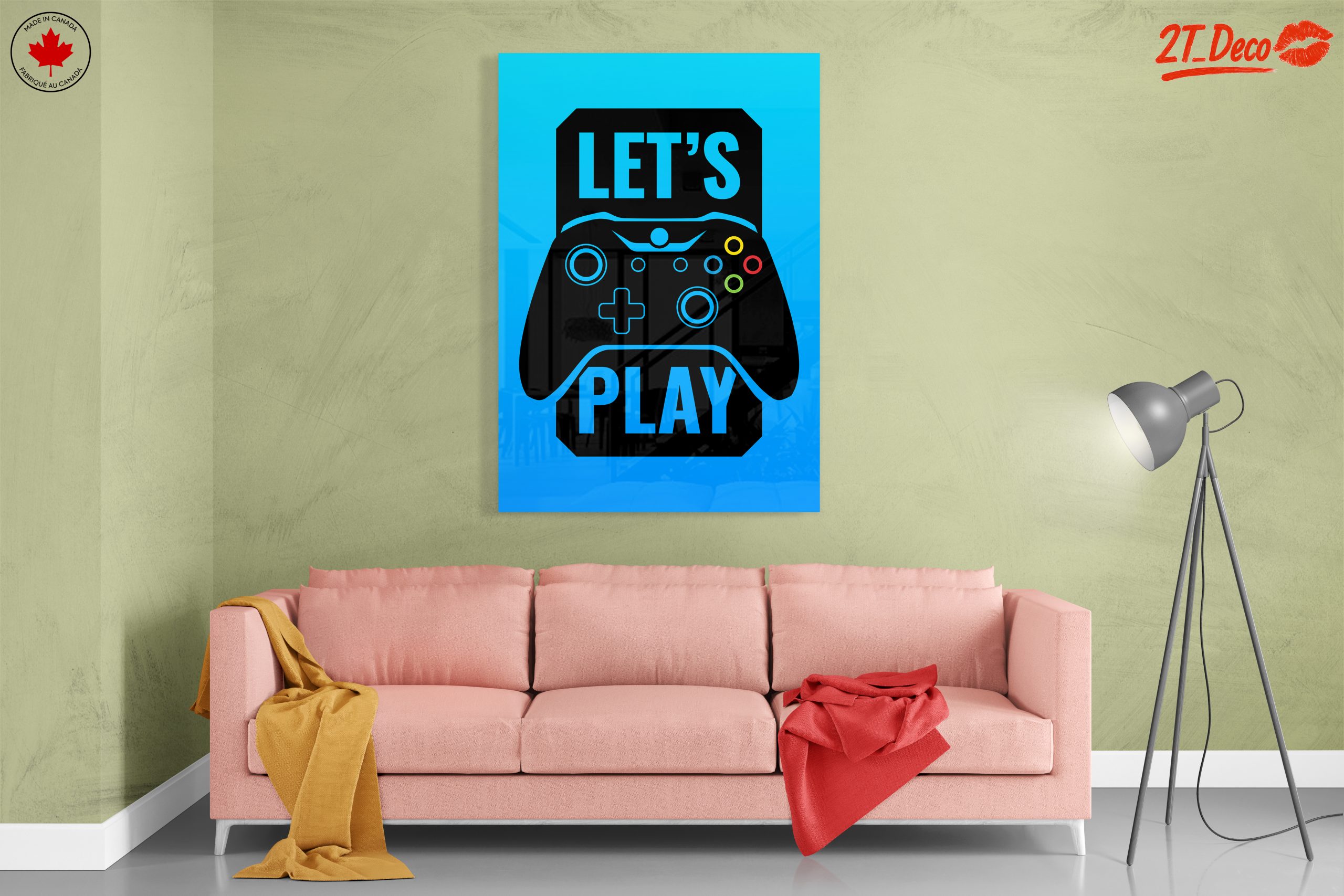 Let's Play Gaming Art Wall Decor - Image 7