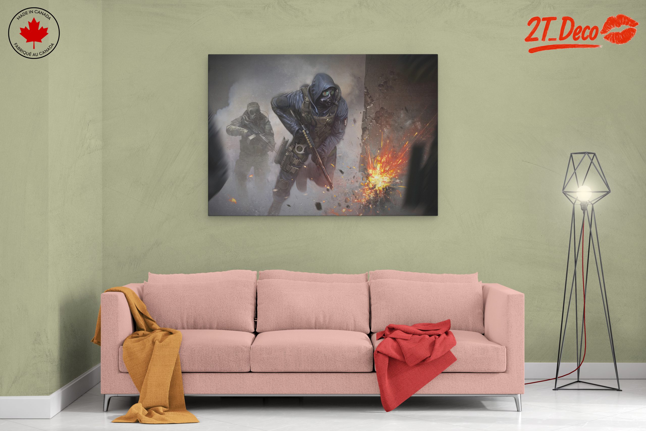 Dynamic Tactical Action Scene Artwork - Image 2