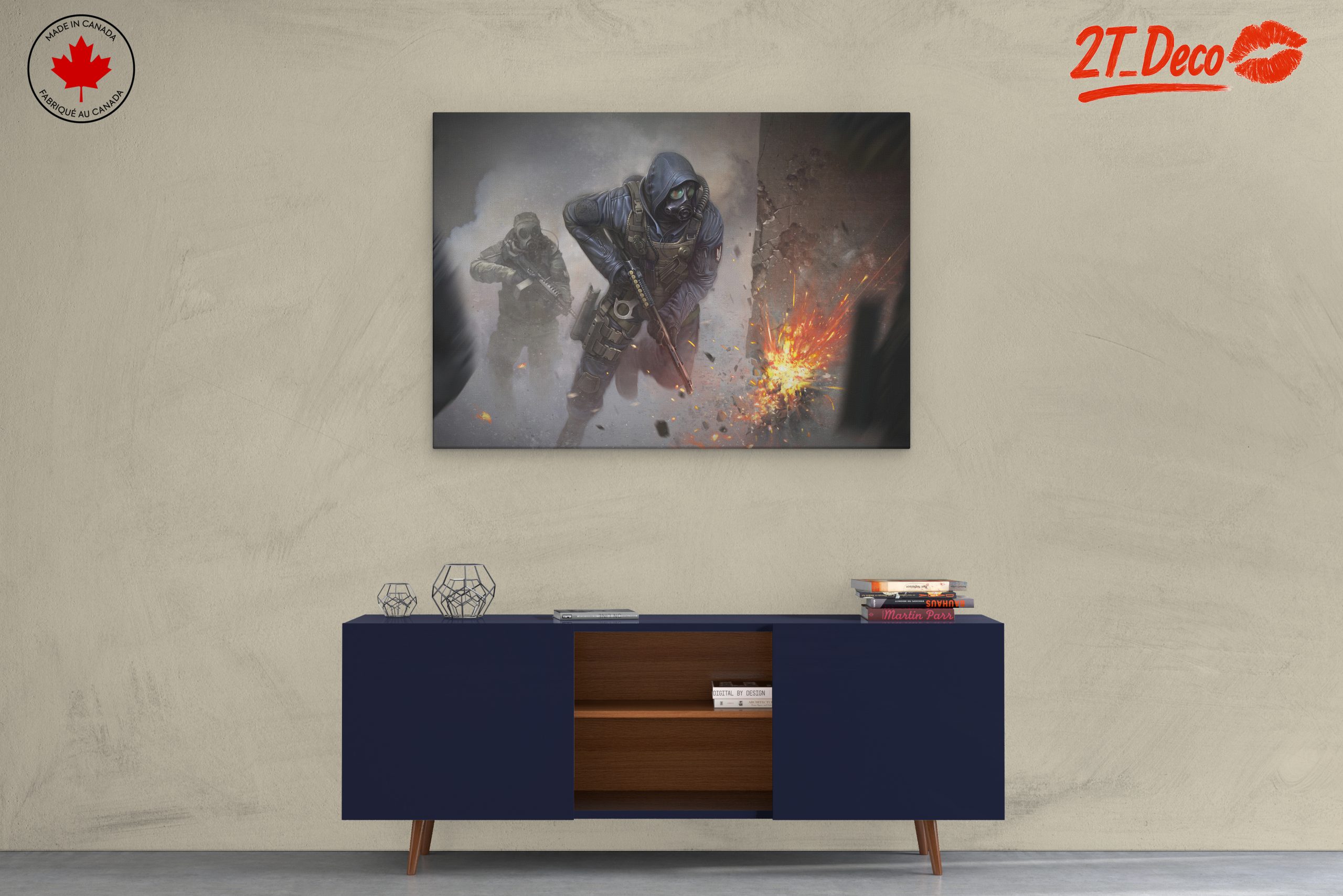 Dynamic Tactical Action Scene Artwork - Image 3