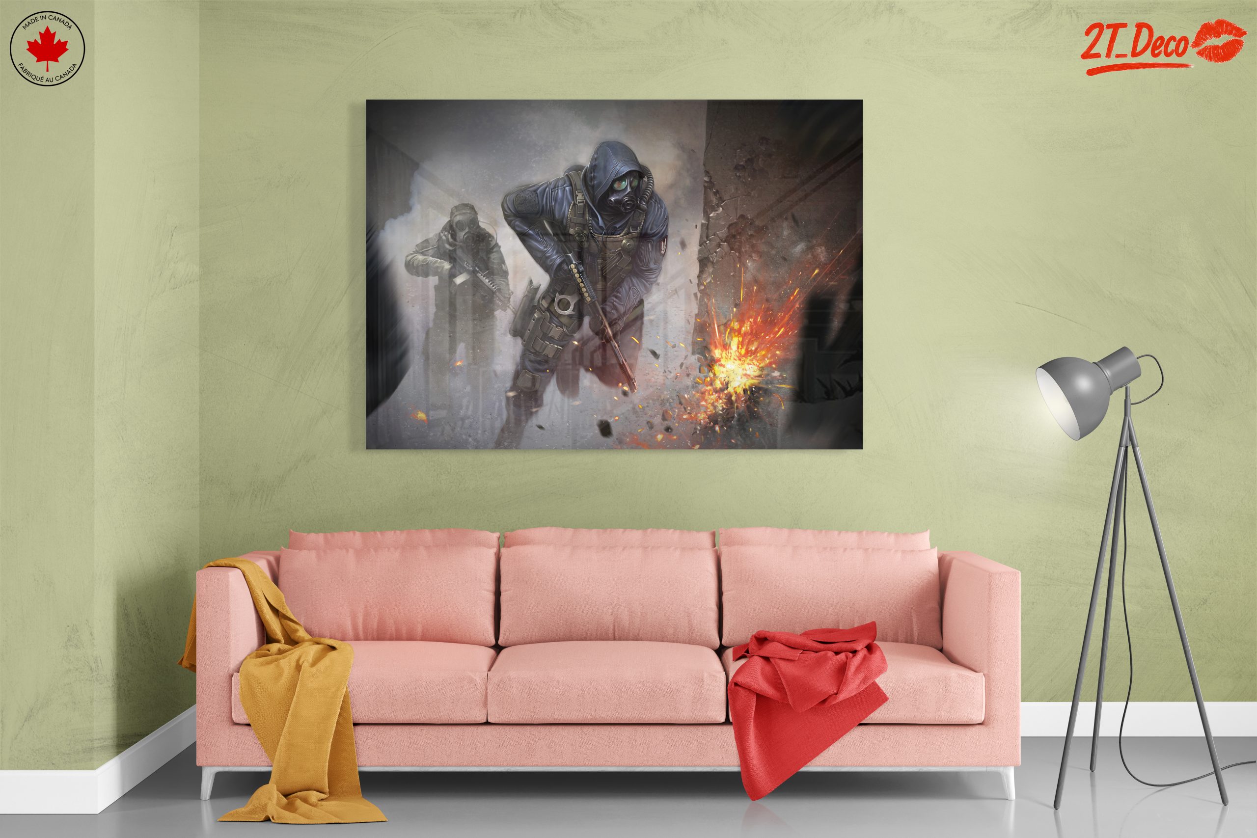 Dynamic Tactical Action Scene Artwork - Image 7