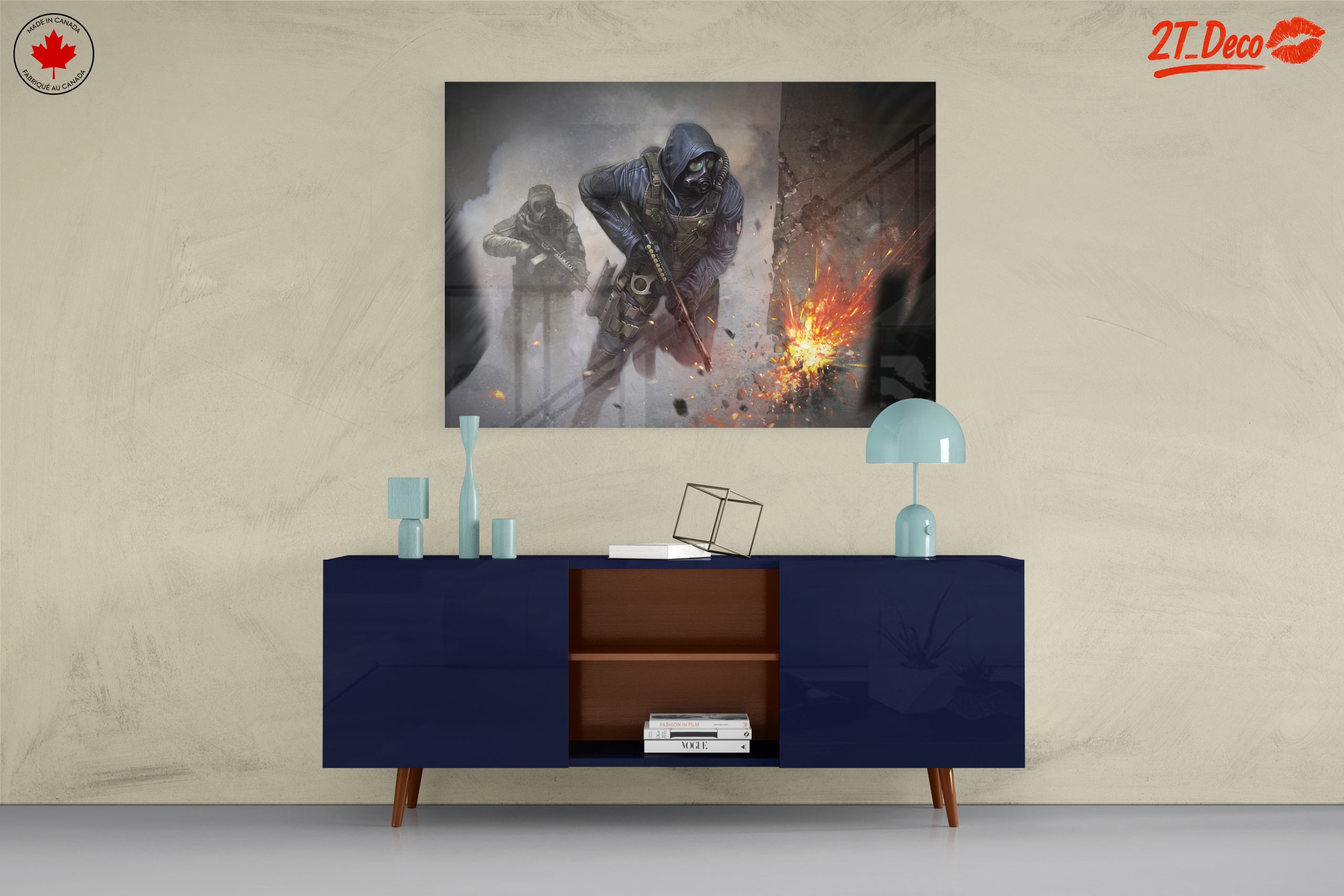Dynamic Tactical Action Scene Artwork - Image 8