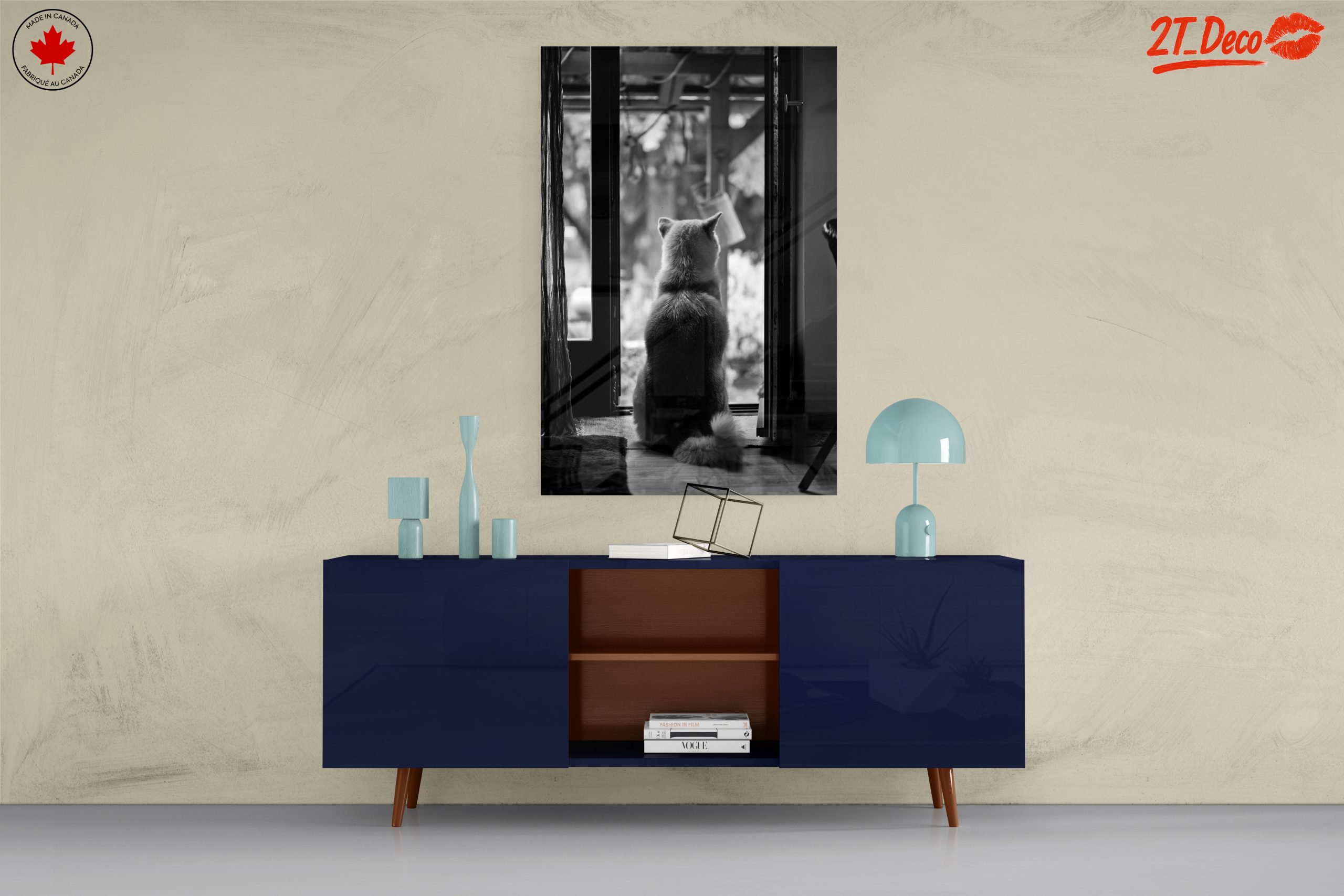Dog Sitting By Doorway - Image 8