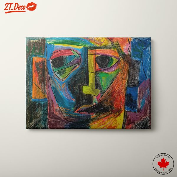 Vibrant Abstract Figure Representation