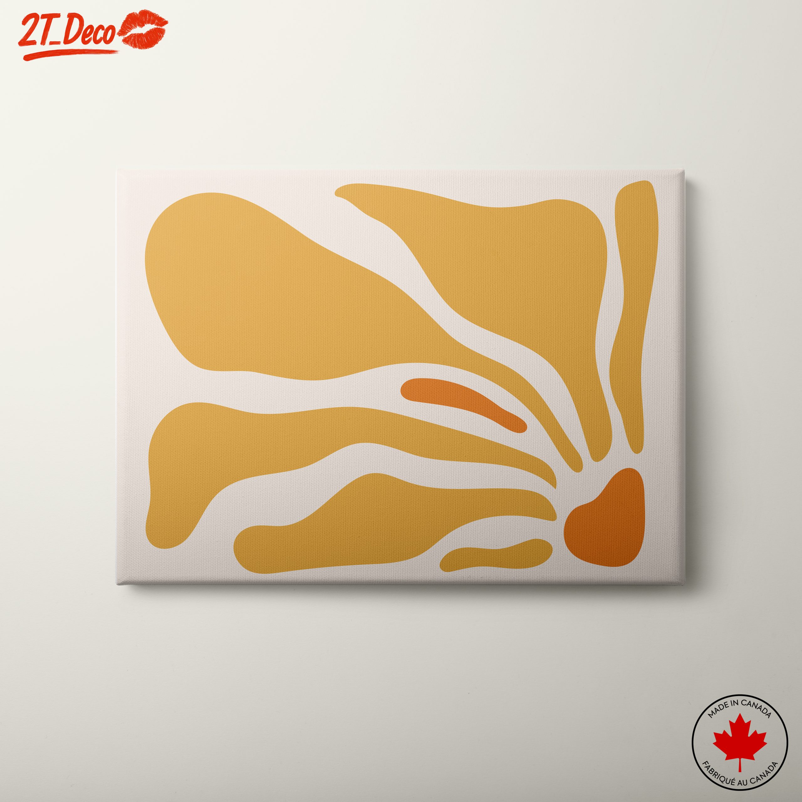 Warm Abstract Shapely Design
