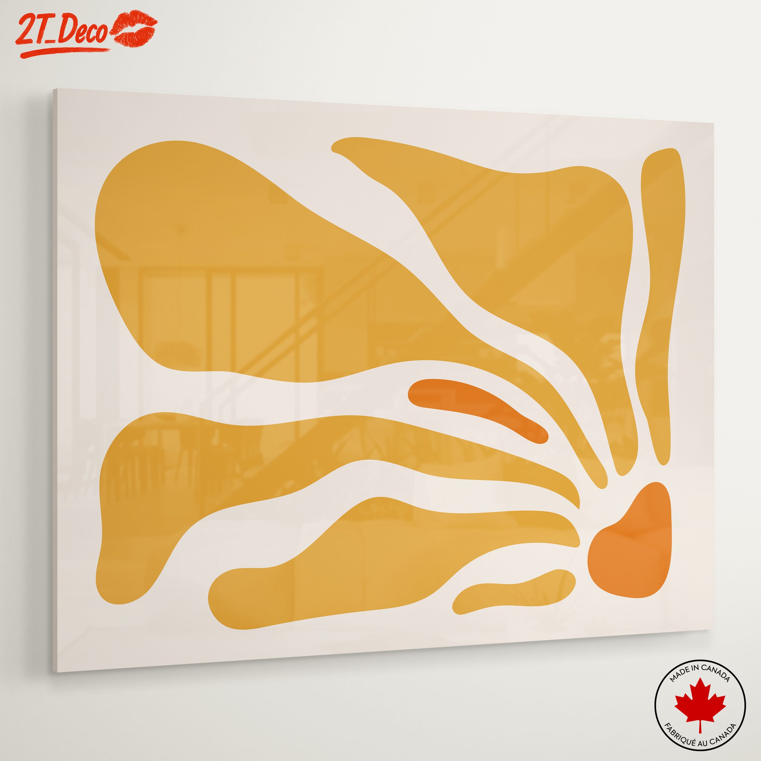 Warm Abstract Shapely Design - Image 6