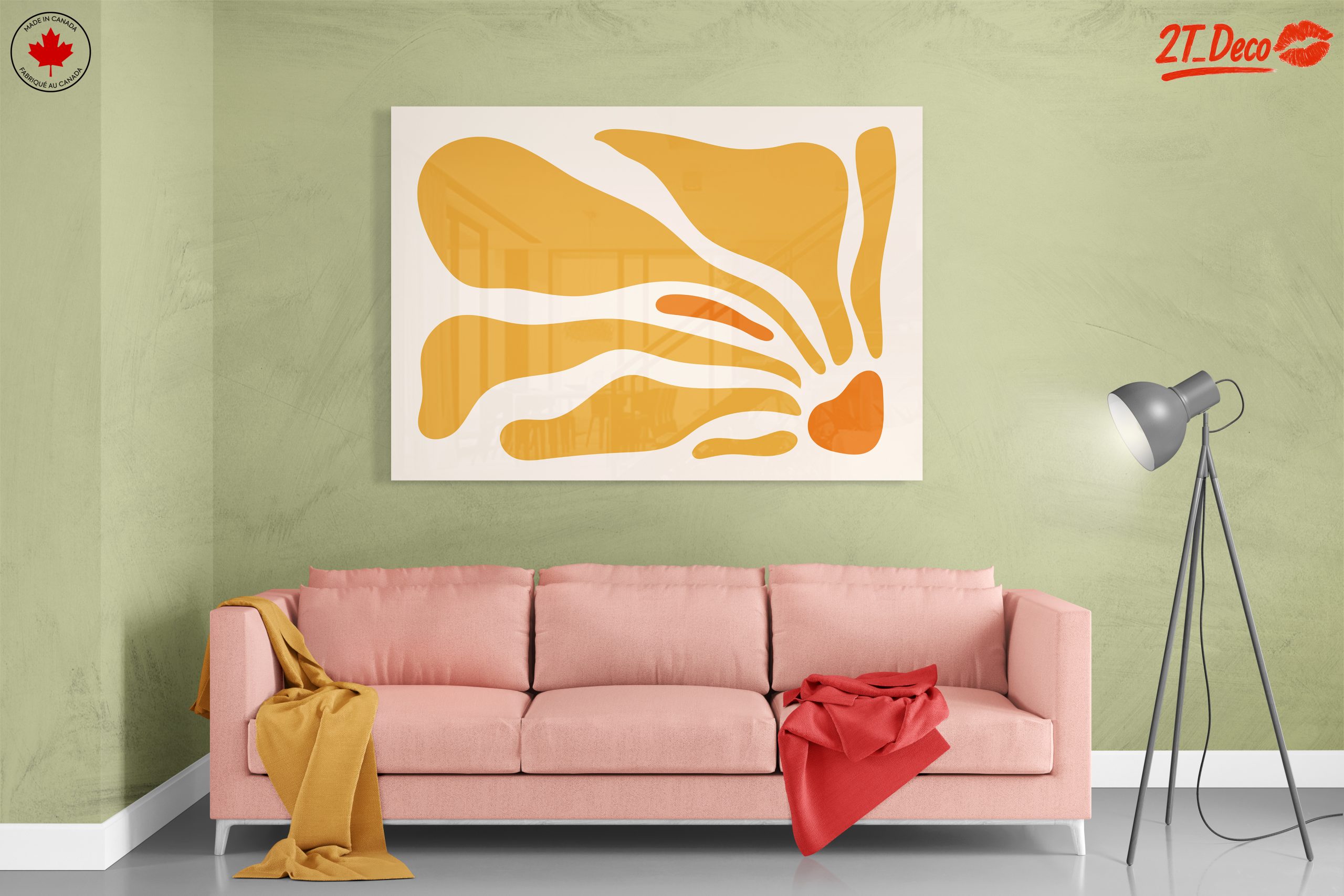 Warm Abstract Shapely Design - Image 7