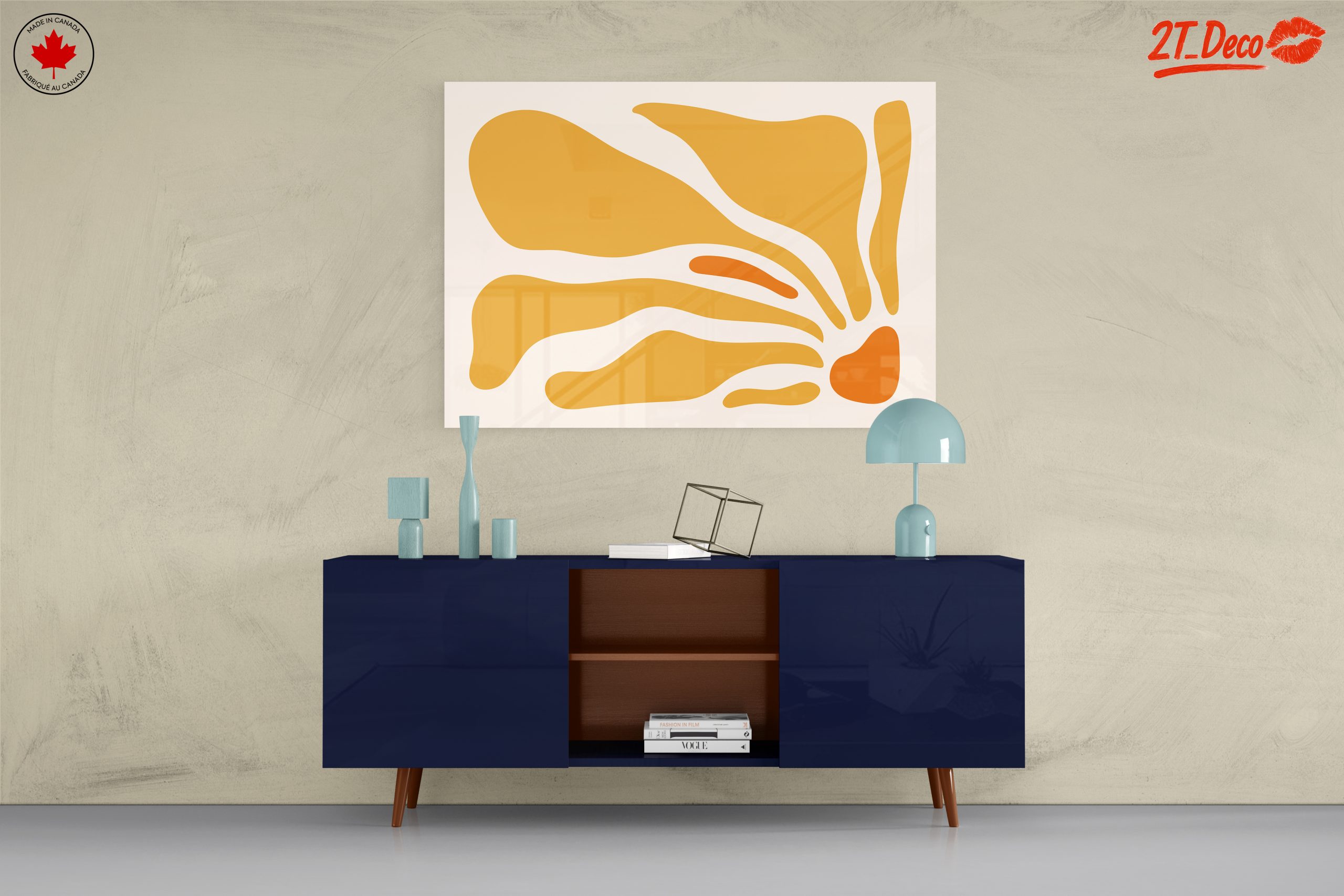 Warm Abstract Shapely Design - Image 8
