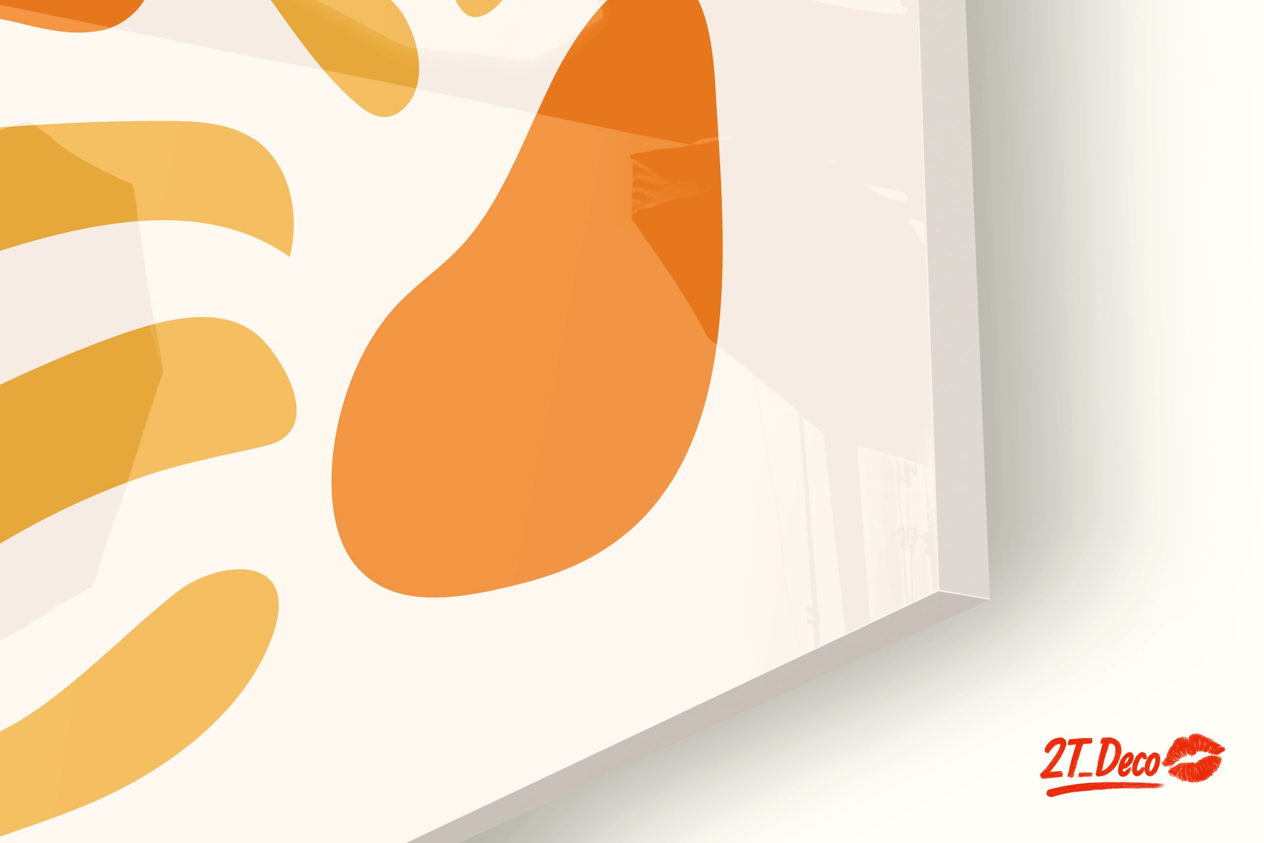Warm Abstract Shapely Design - Image 9