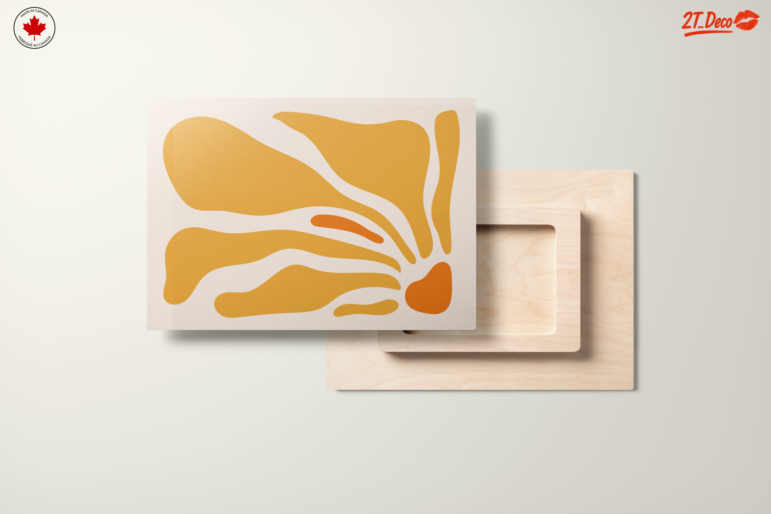 Warm Abstract Shapely Design - Image 11