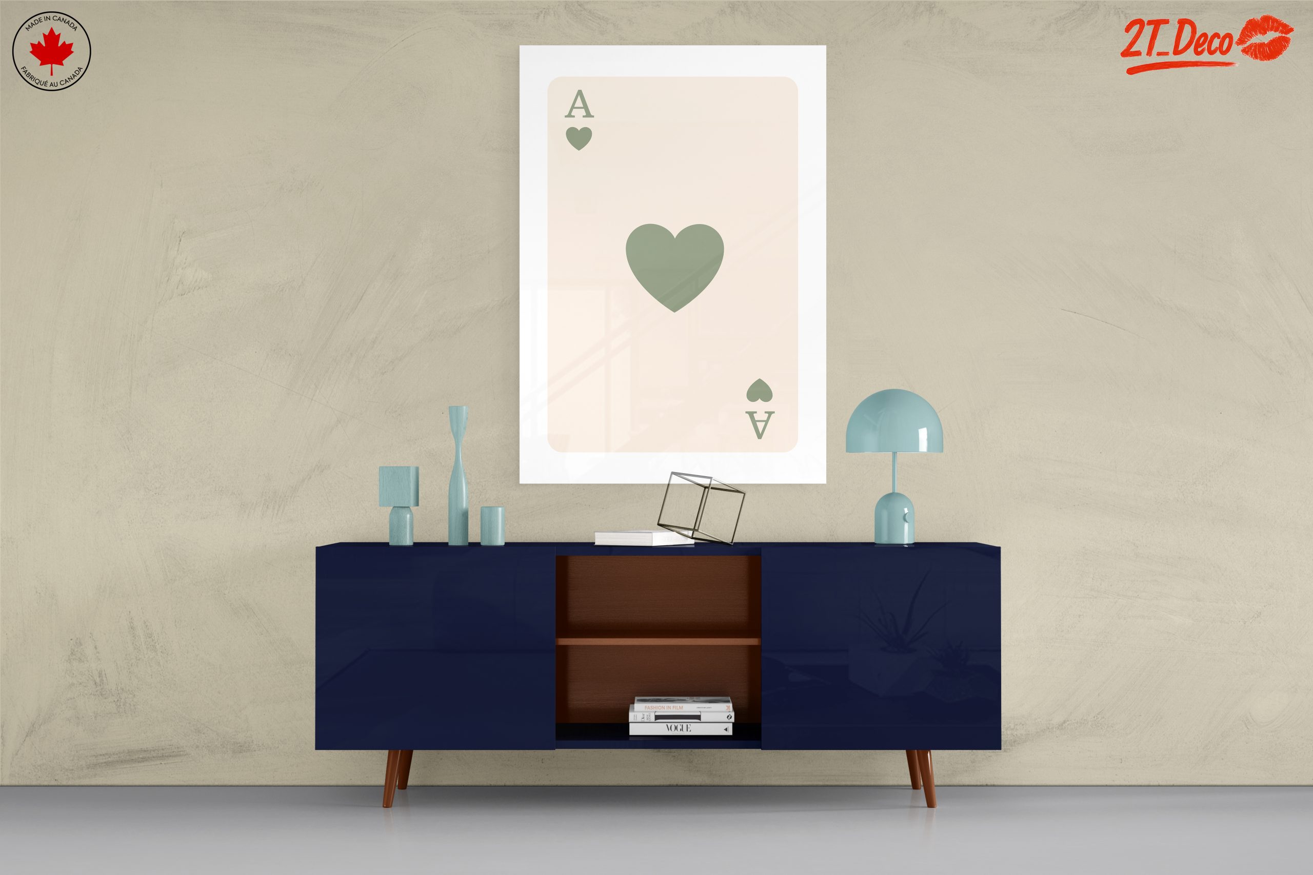 Ace of Hearts Playing Card Art 22 - Image 8