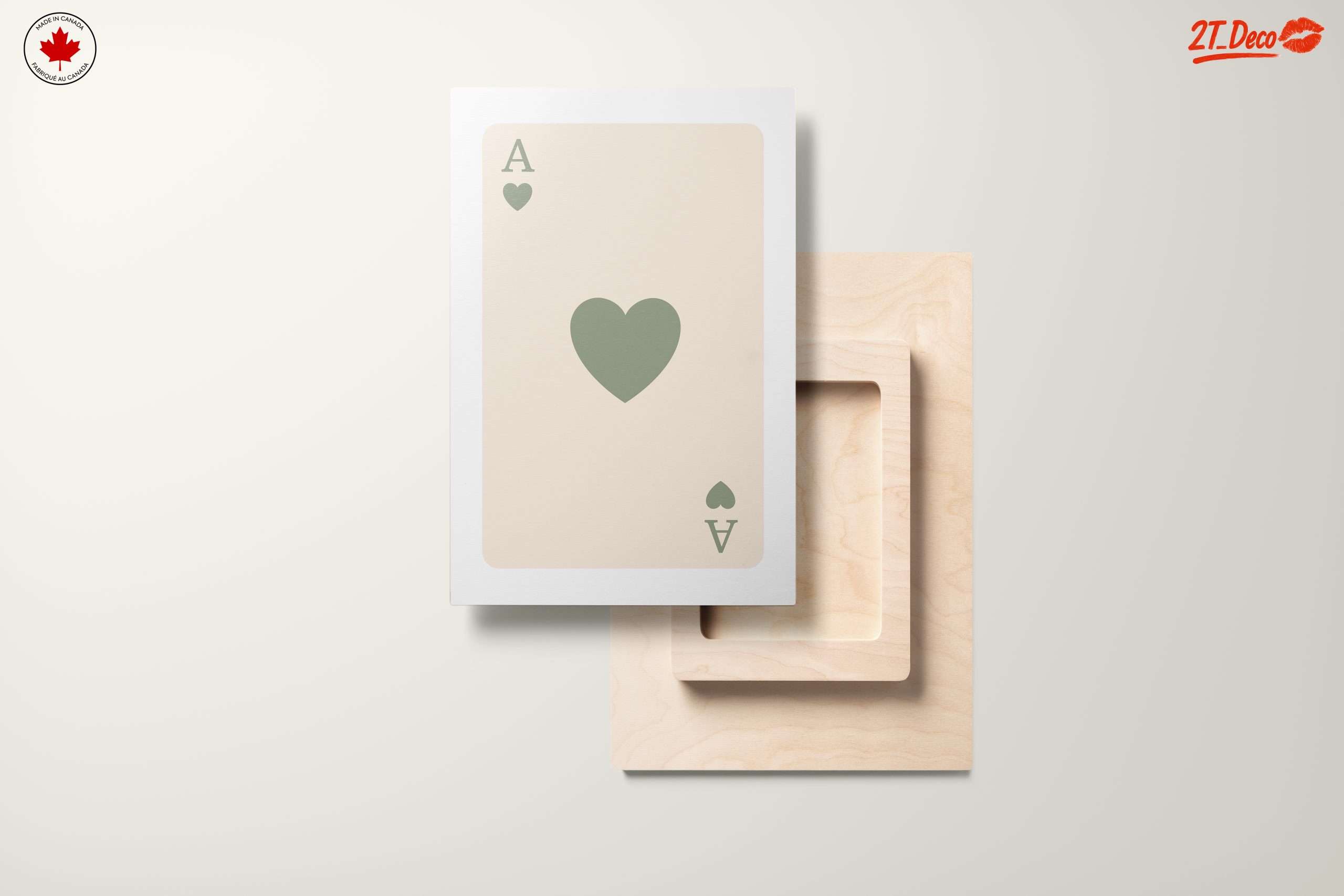 Ace of Hearts Playing Card Art 22 - Image 11