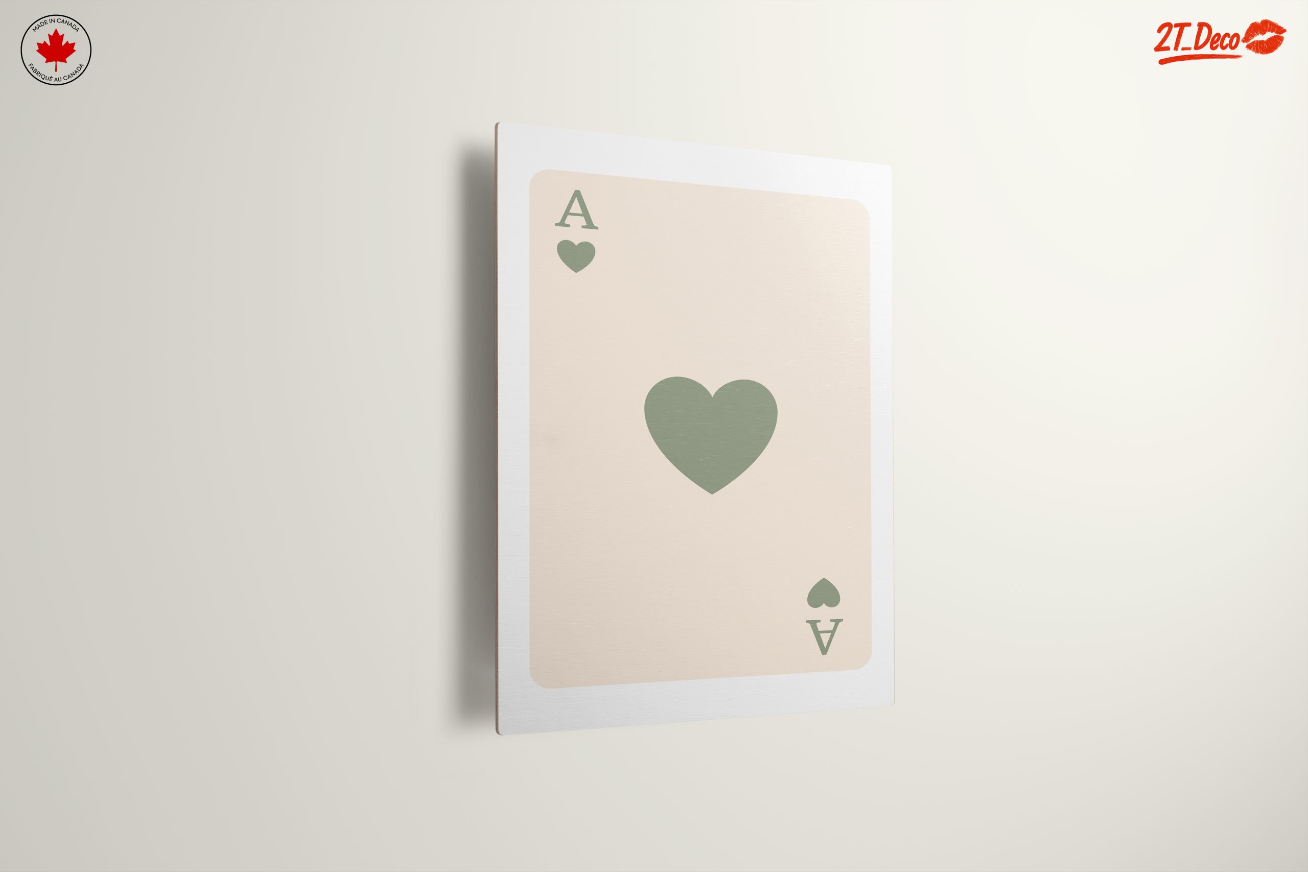Ace of Hearts Playing Card Art 22 - Image 13