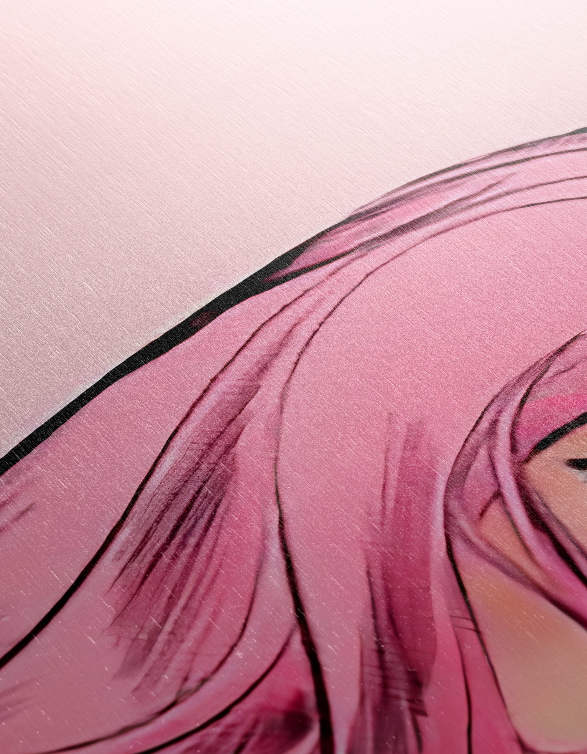 Stylized Pink Figure in Pop Art Style - Image 12