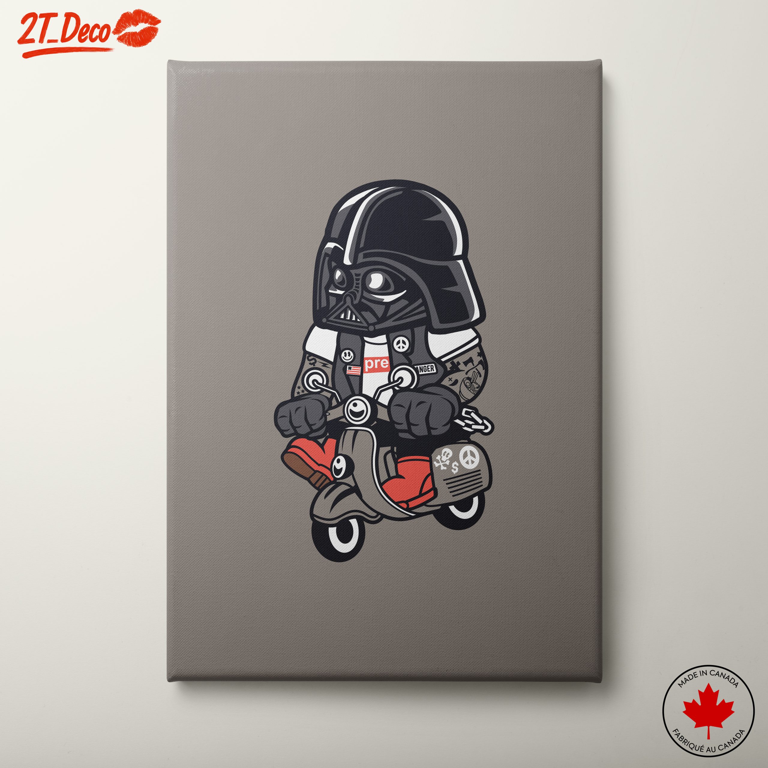Cool Animated Character Riding a Scooter
