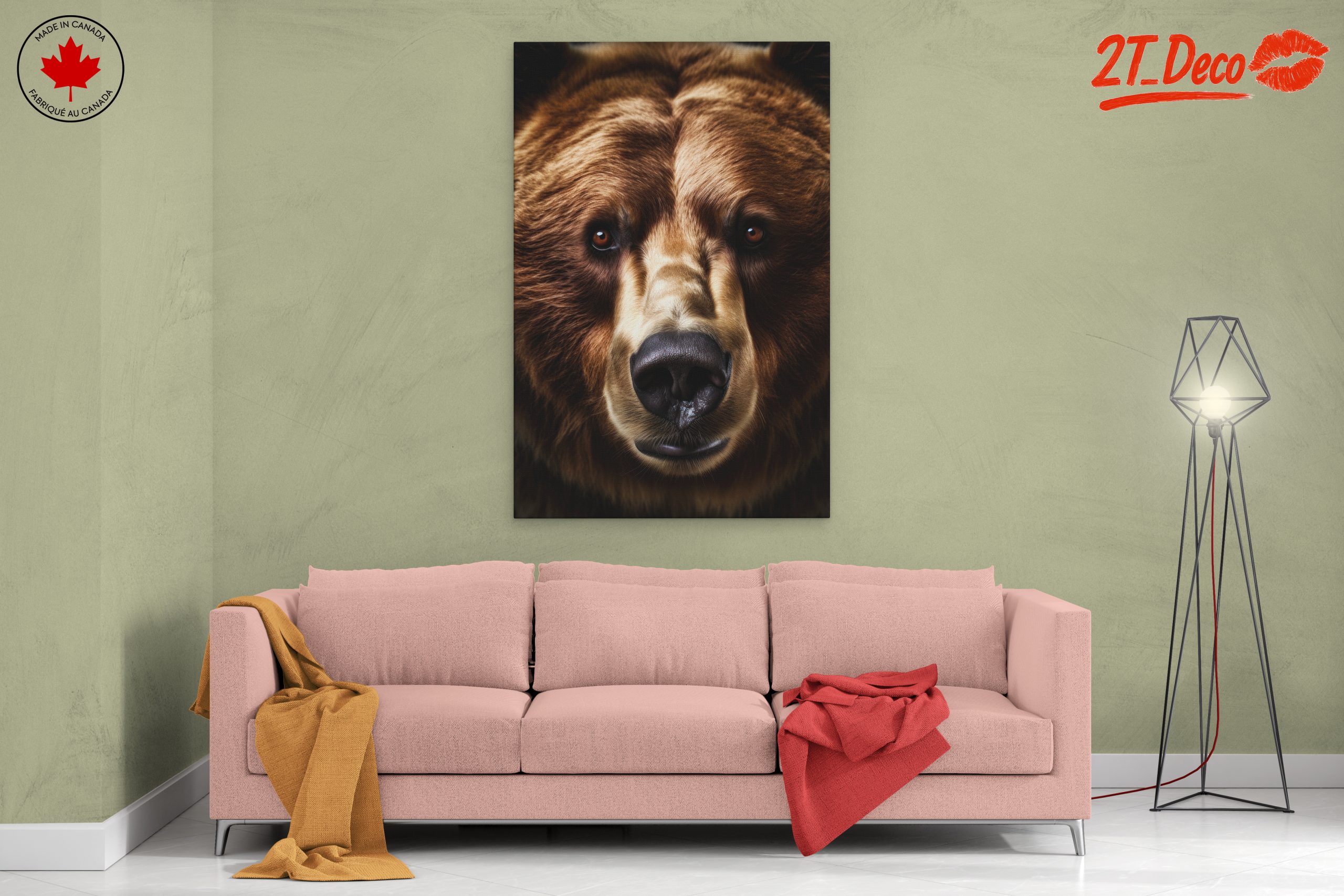 Stunning Bear Portrait Art 2 - Image 2