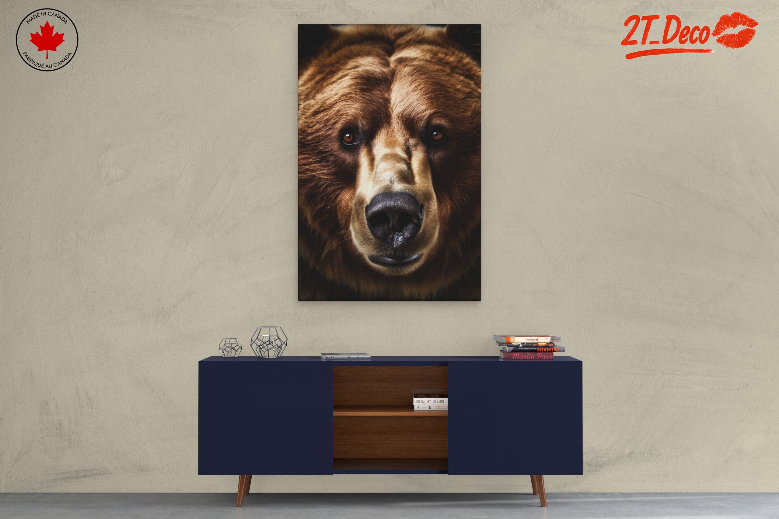 Stunning Bear Portrait Art 2 - Image 3