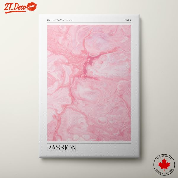 Pink Fluid Abstract Artwork