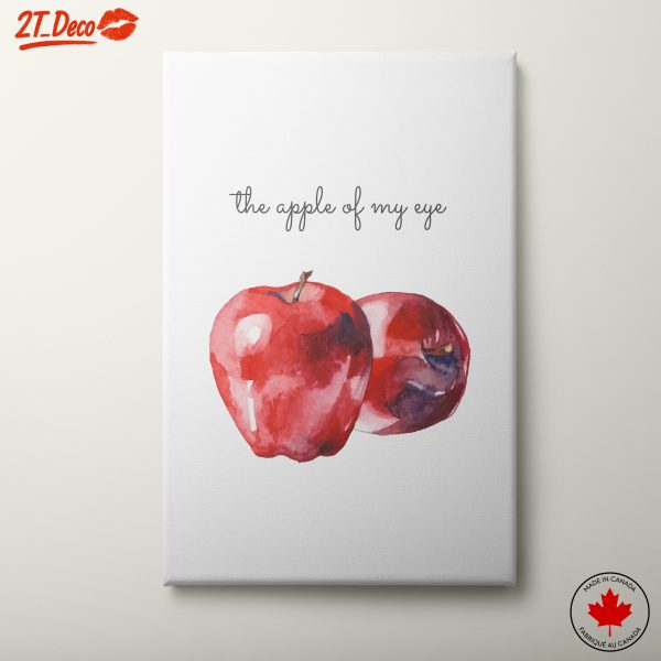 Watercolor Apples - The Apple Of My Eye