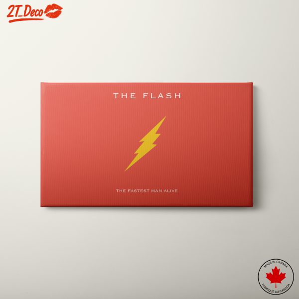 The Flash Artwork Featuring Iconic Lightning Bolt