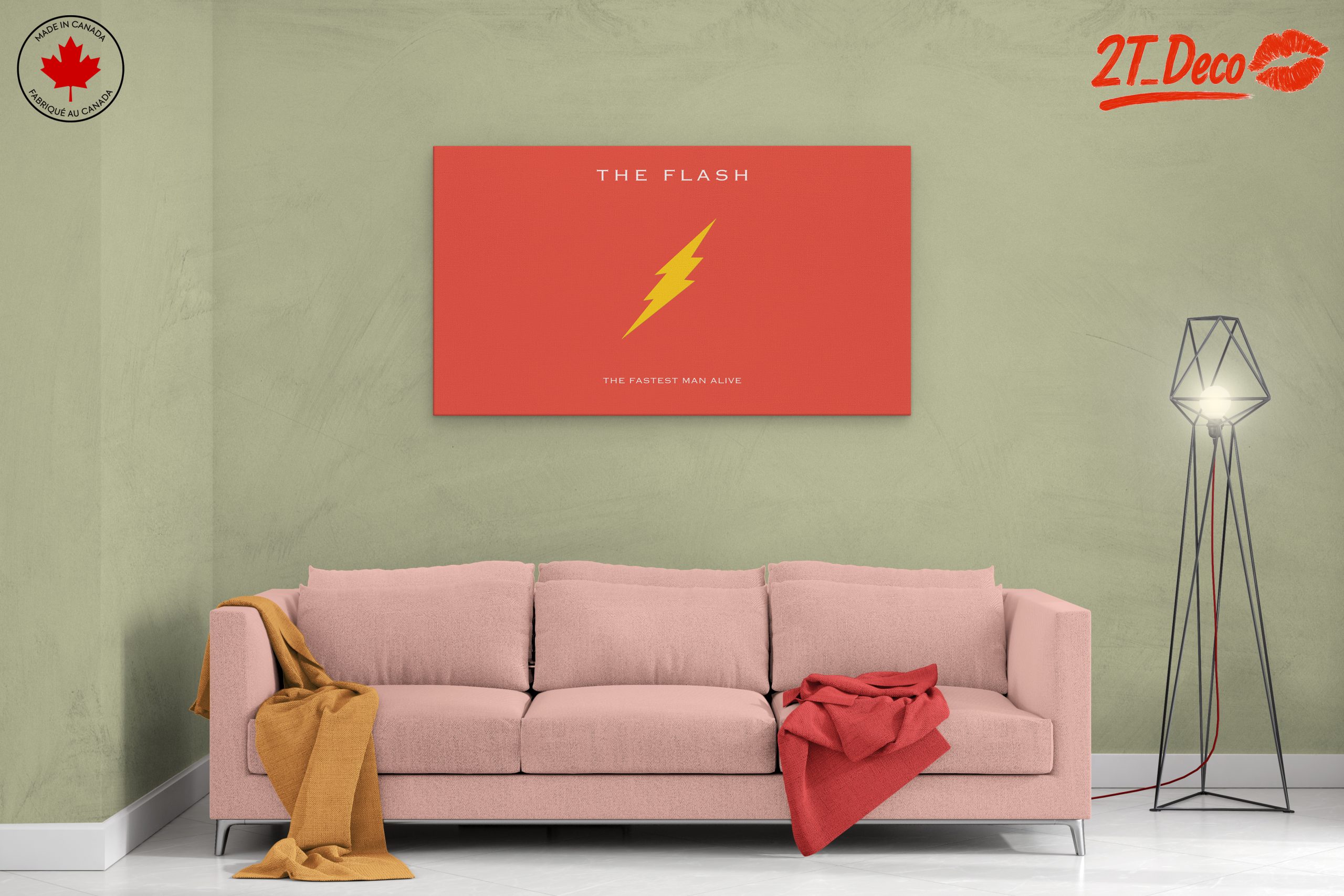 The Flash Artwork Featuring Iconic Lightning Bolt - Image 2