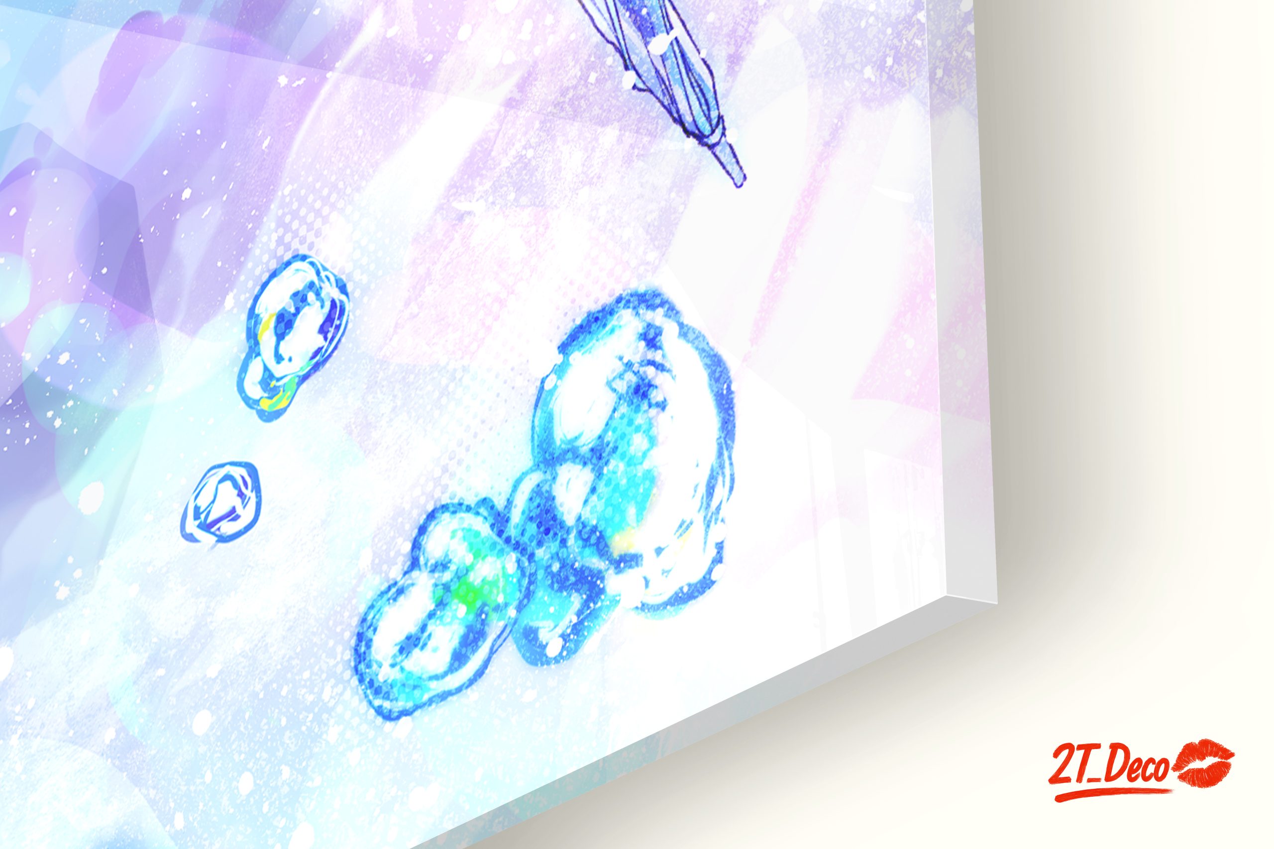 Anime Character With Umbrella and Bubbles - Image 9