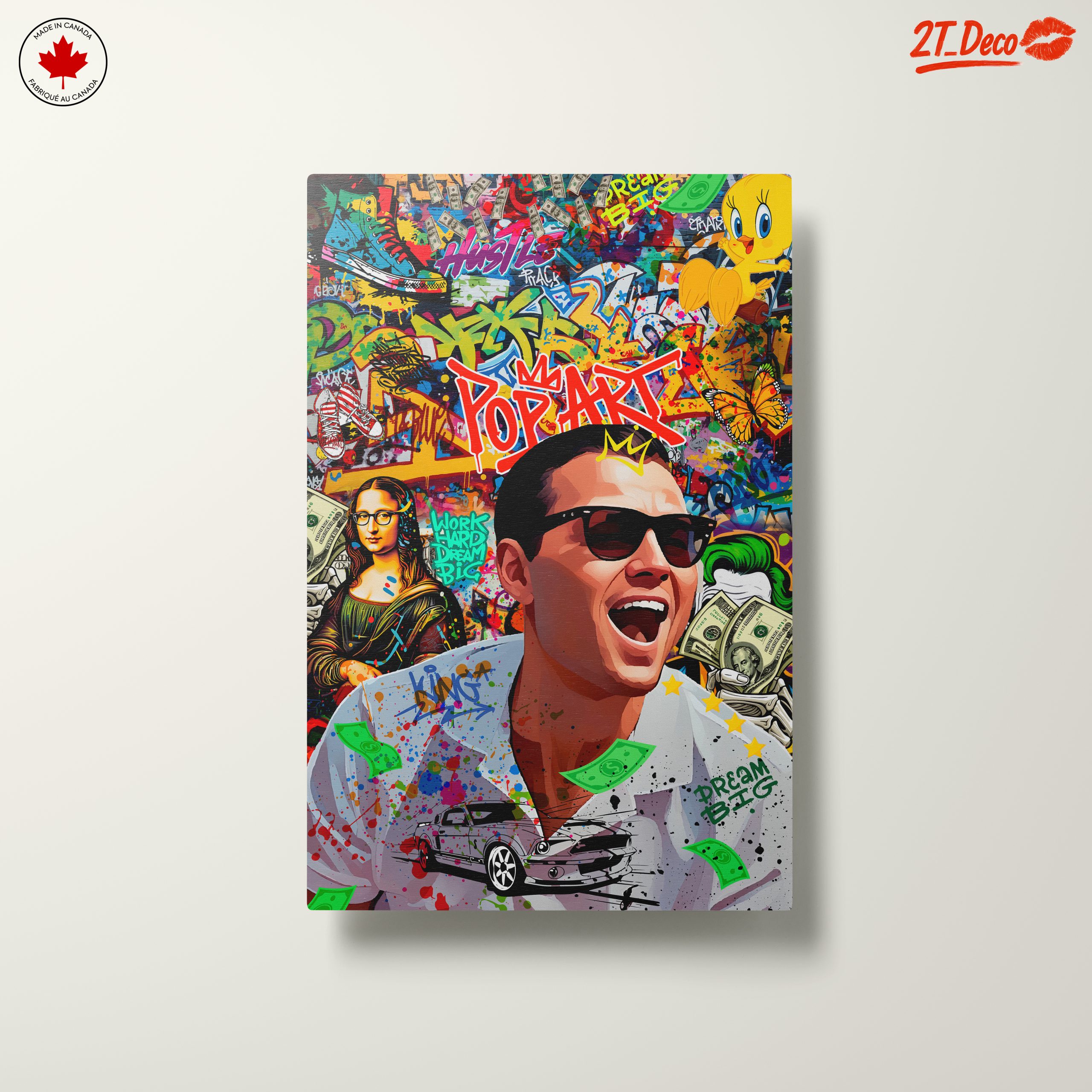 Vibrant Pop Art Collage with Iconic Figures - Image 10