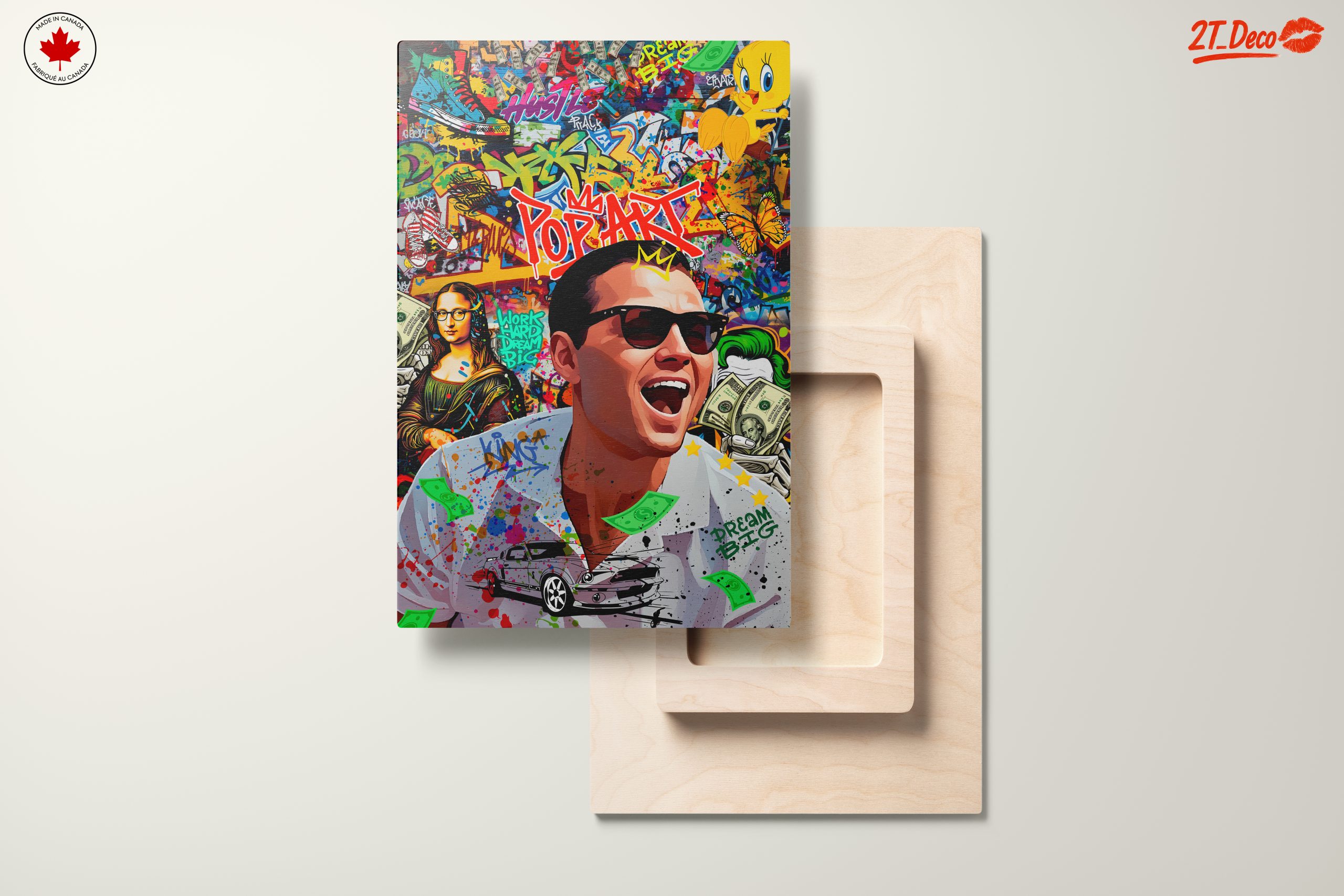 Vibrant Pop Art Collage with Iconic Figures - Image 11