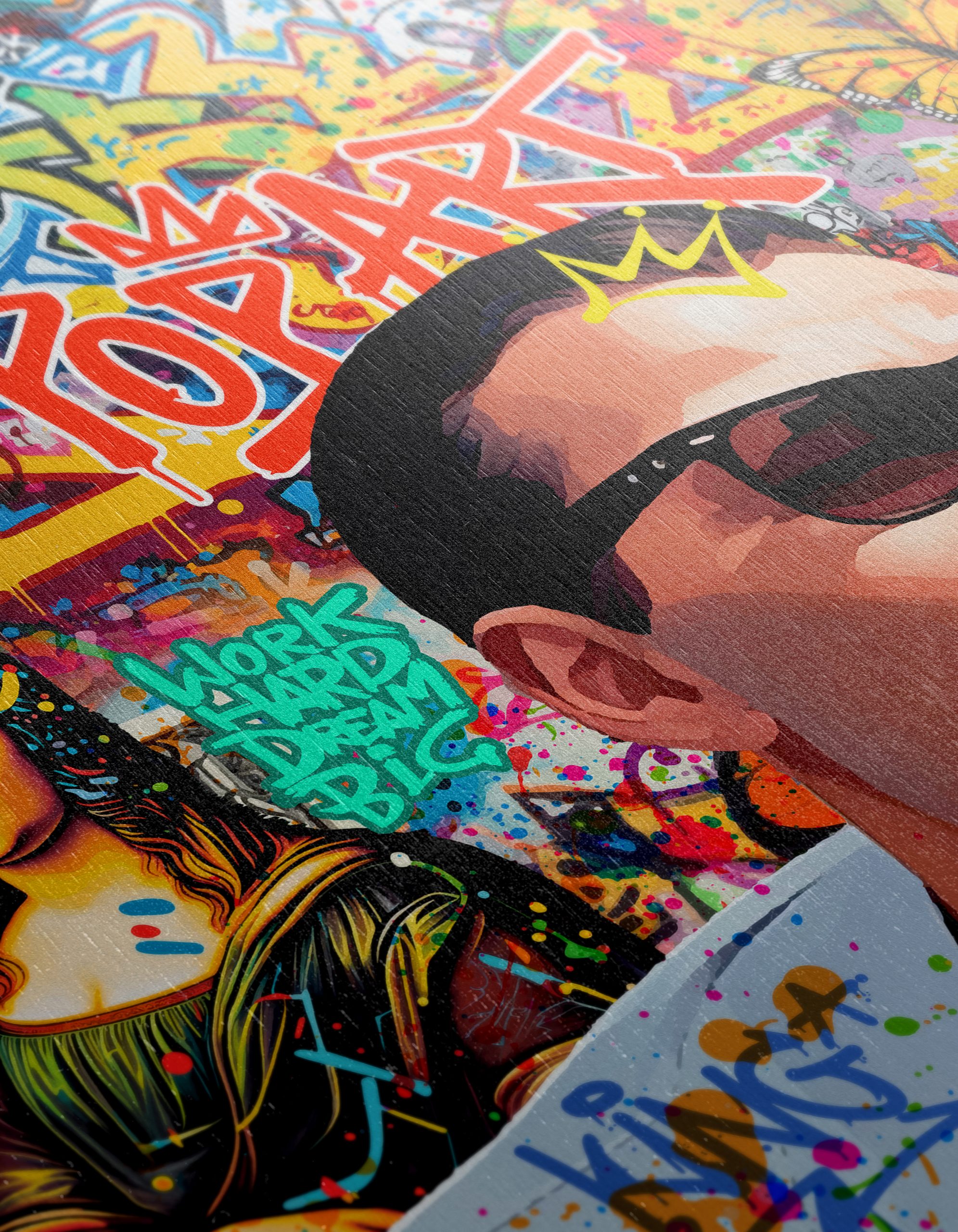 Vibrant Pop Art Collage with Iconic Figures - Image 12