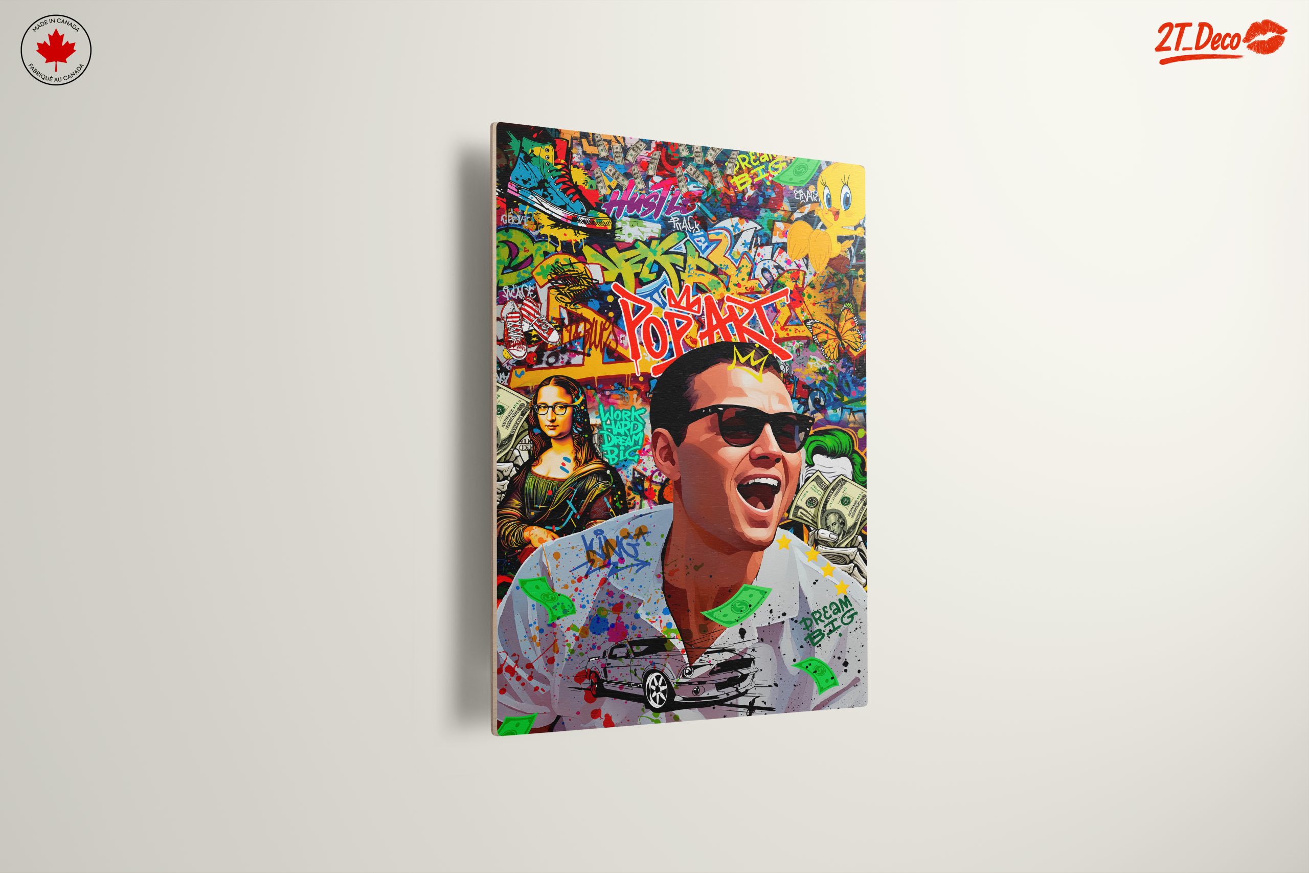 Vibrant Pop Art Collage with Iconic Figures - Image 13