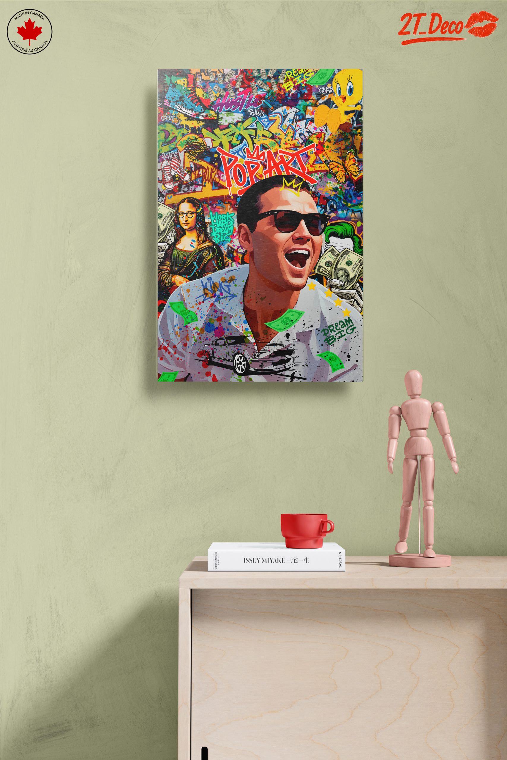 Vibrant Pop Art Collage with Iconic Figures - Image 14