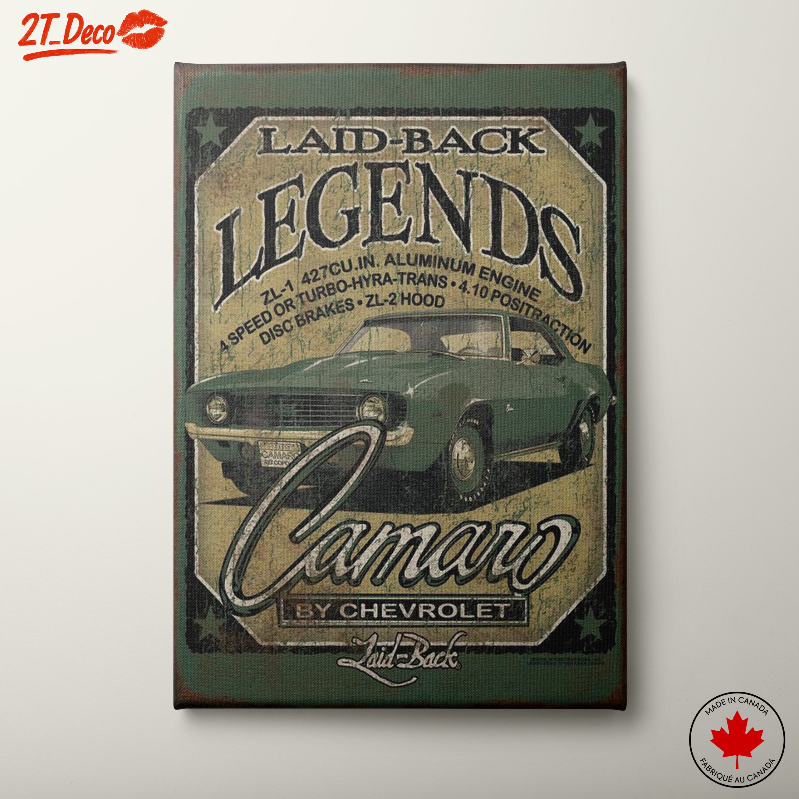 Classic Camaro Artwork for Car Enthusiasts