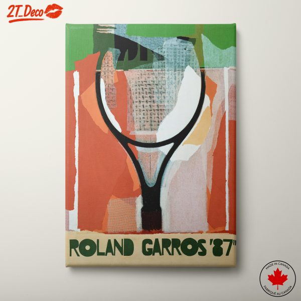 Roland Garros 1987 Tennis Art