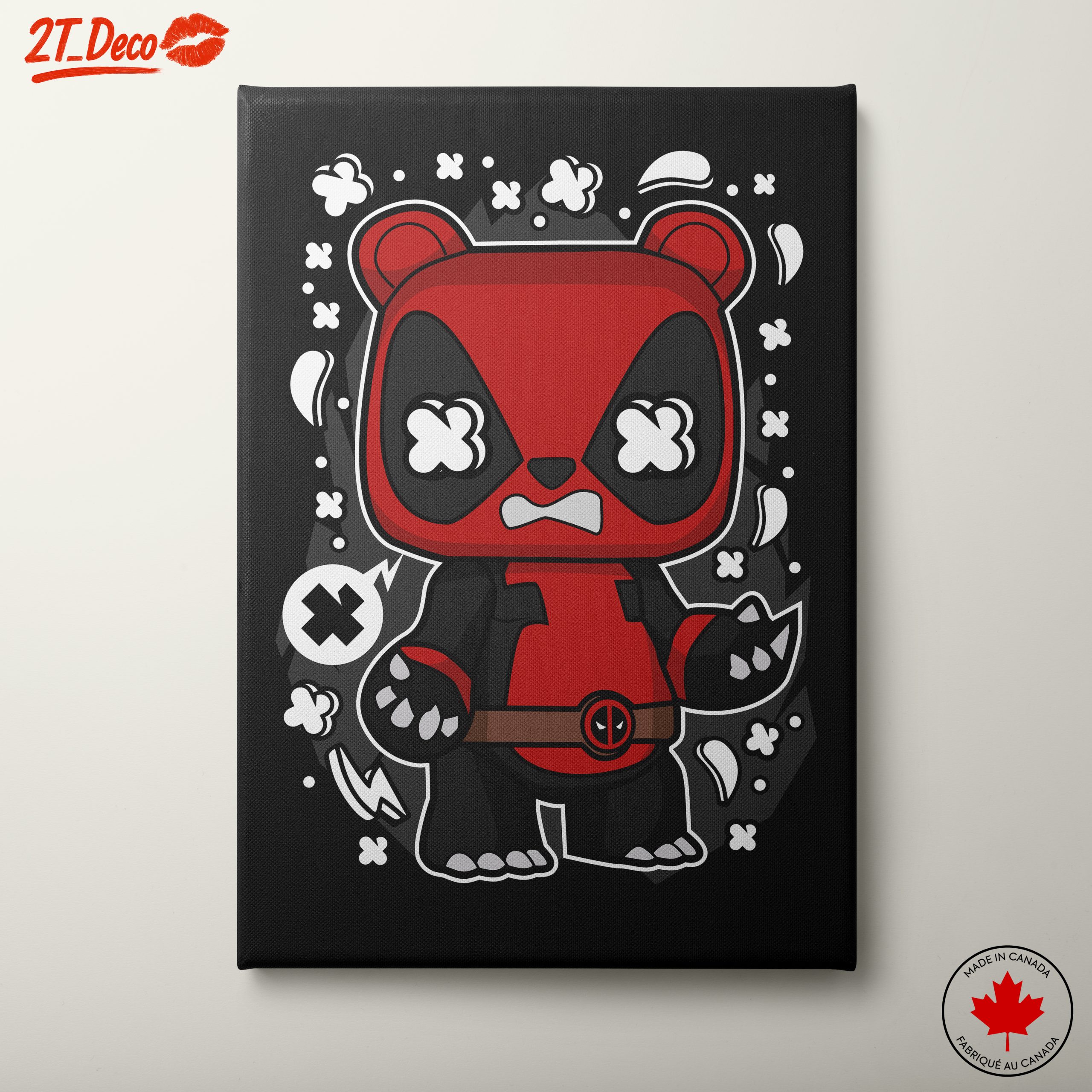 Stylized Panda Bear Character Art