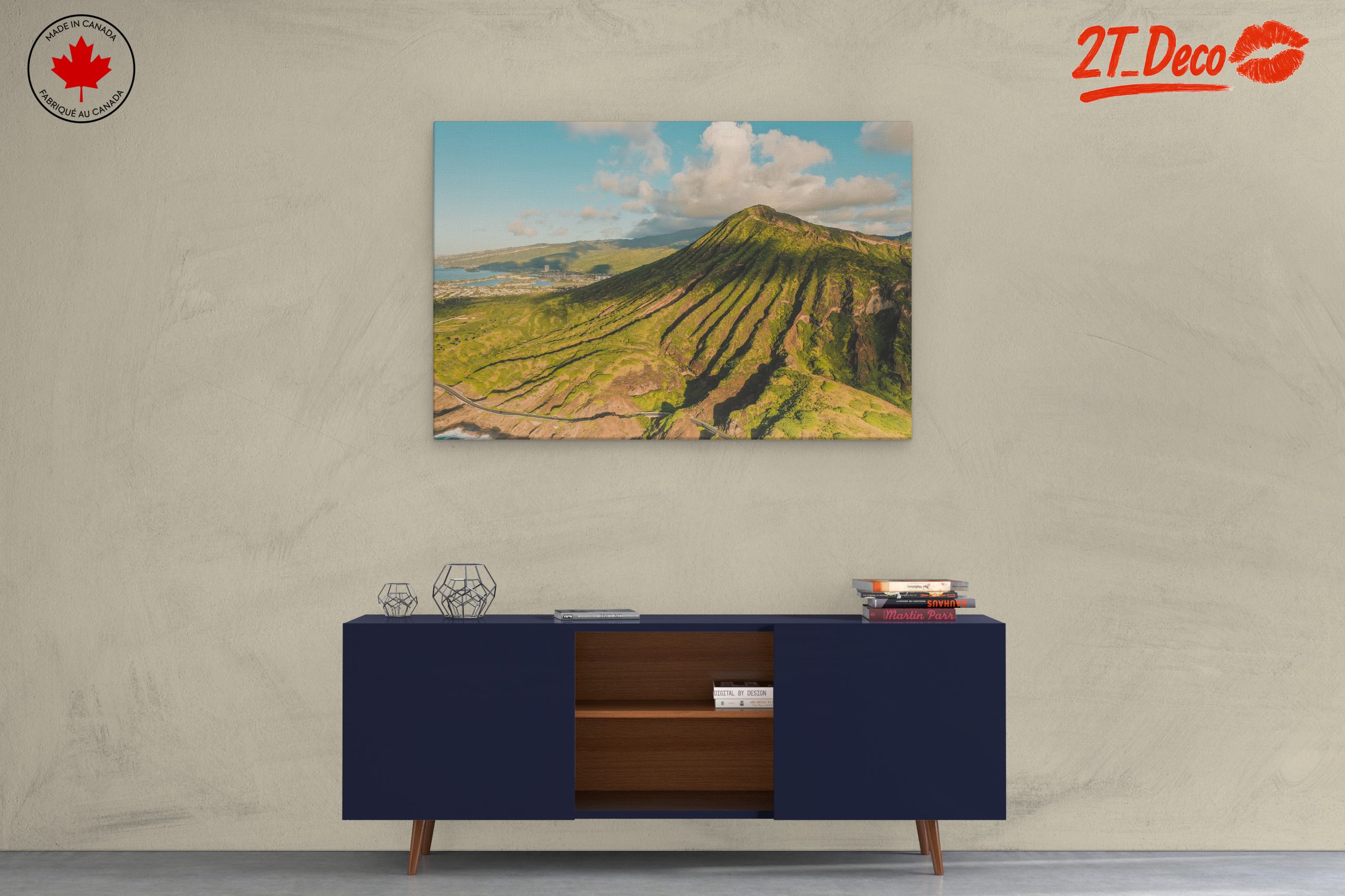 Majestic Mountain Landscape with Lush Greens - Image 3