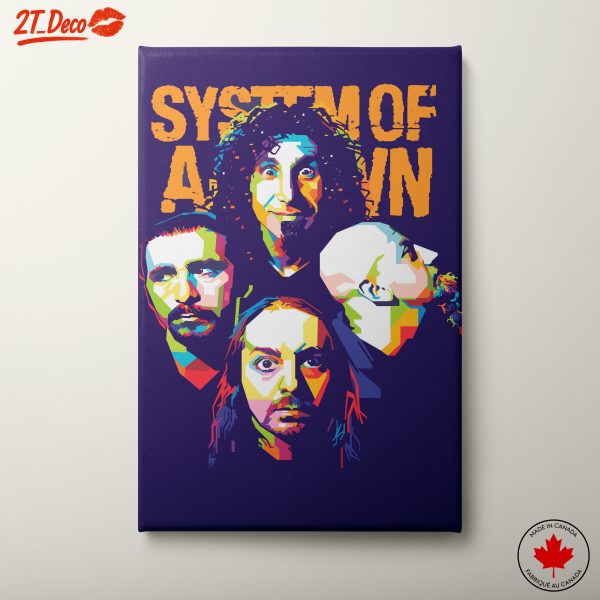 Vibrant Music Graphic Art Featuring Famous Band