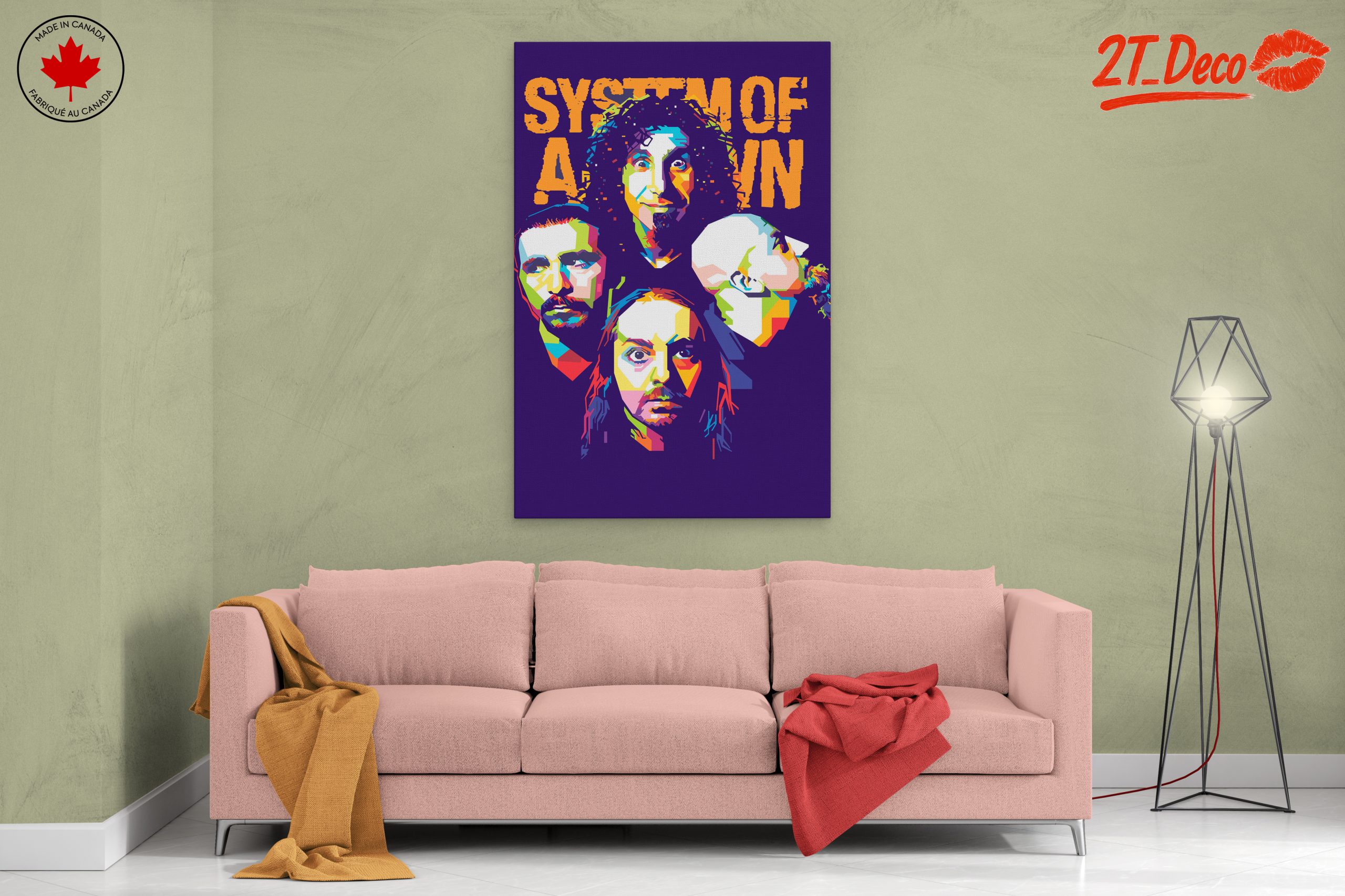 Vibrant Music Graphic Art Featuring Famous Band - Image 2