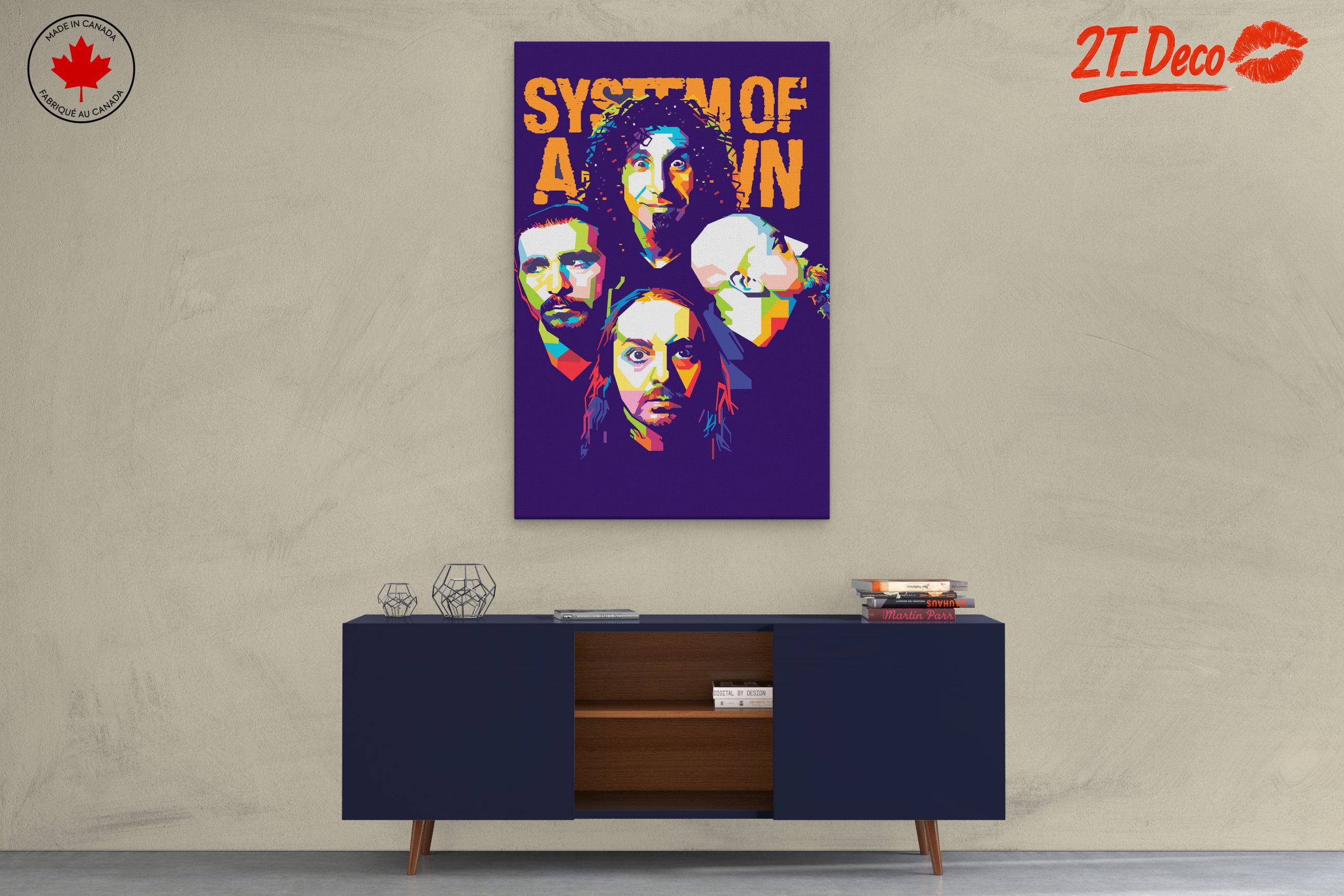 Vibrant Music Graphic Art Featuring Famous Band - Image 3