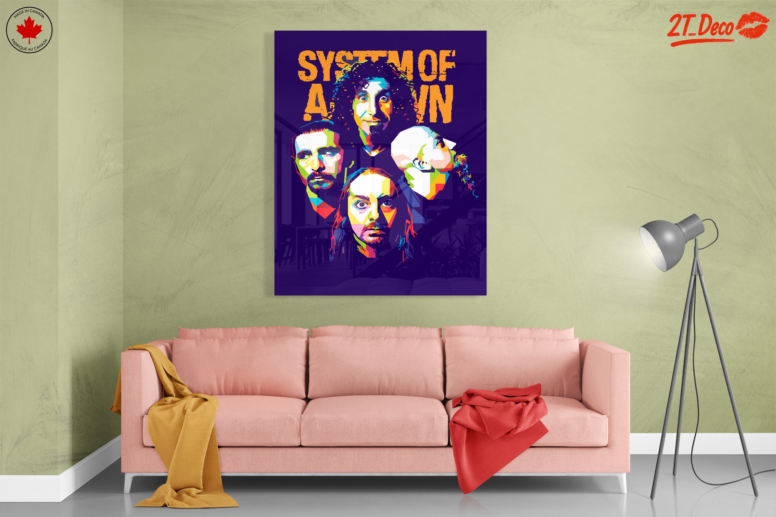 Vibrant Music Graphic Art Featuring Famous Band - Image 7