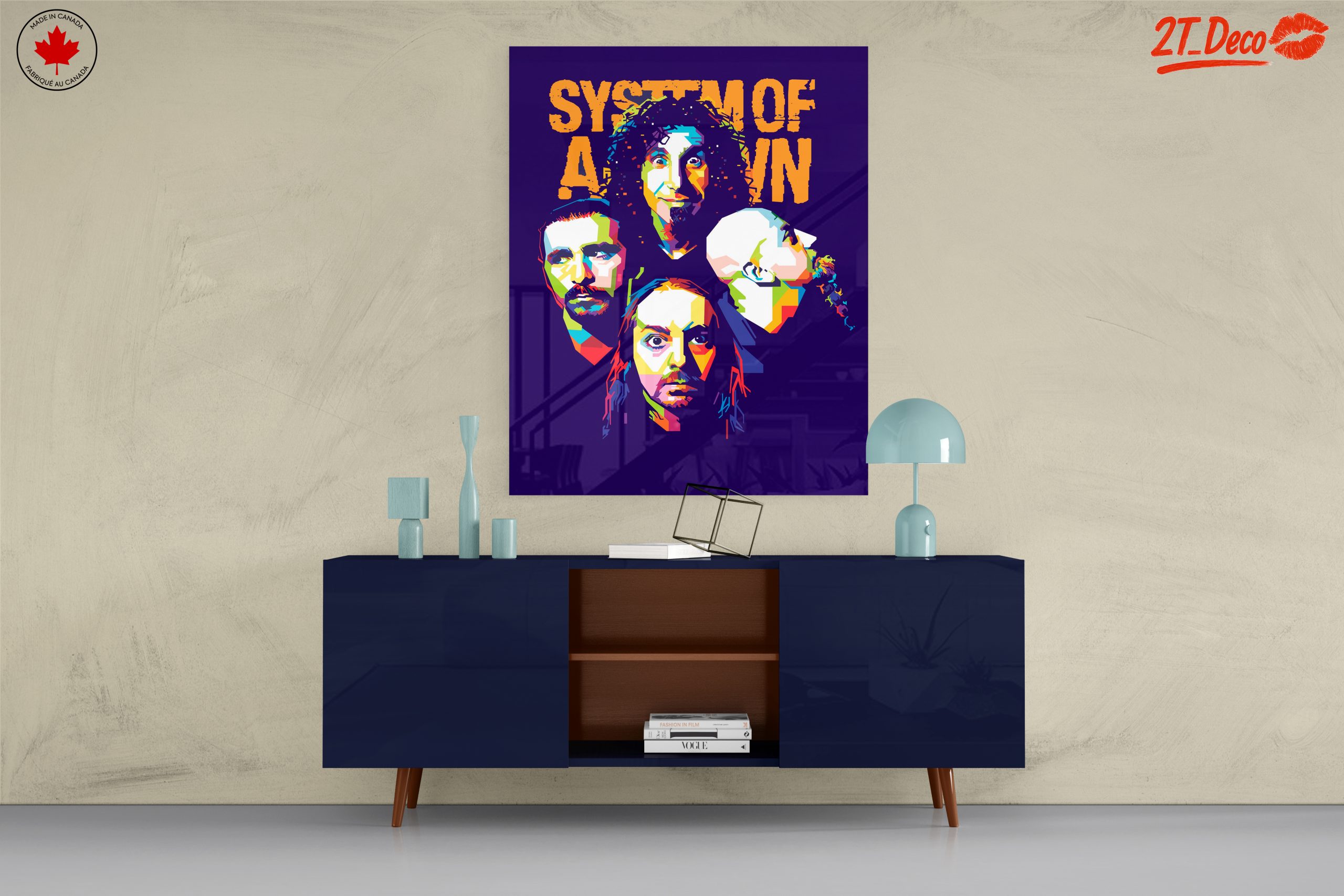 Vibrant Music Graphic Art Featuring Famous Band - Image 8