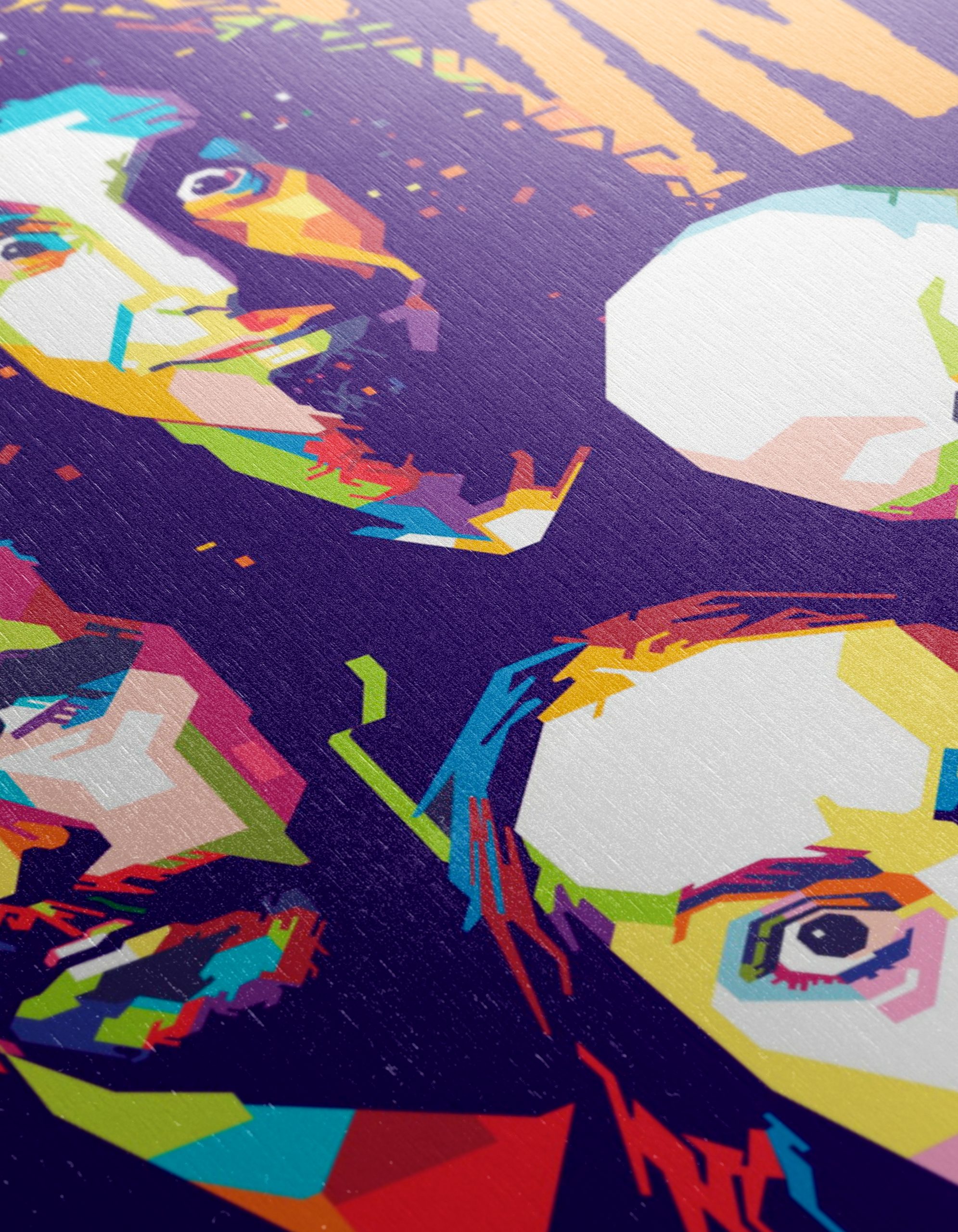 Vibrant Music Graphic Art Featuring Famous Band - Image 12