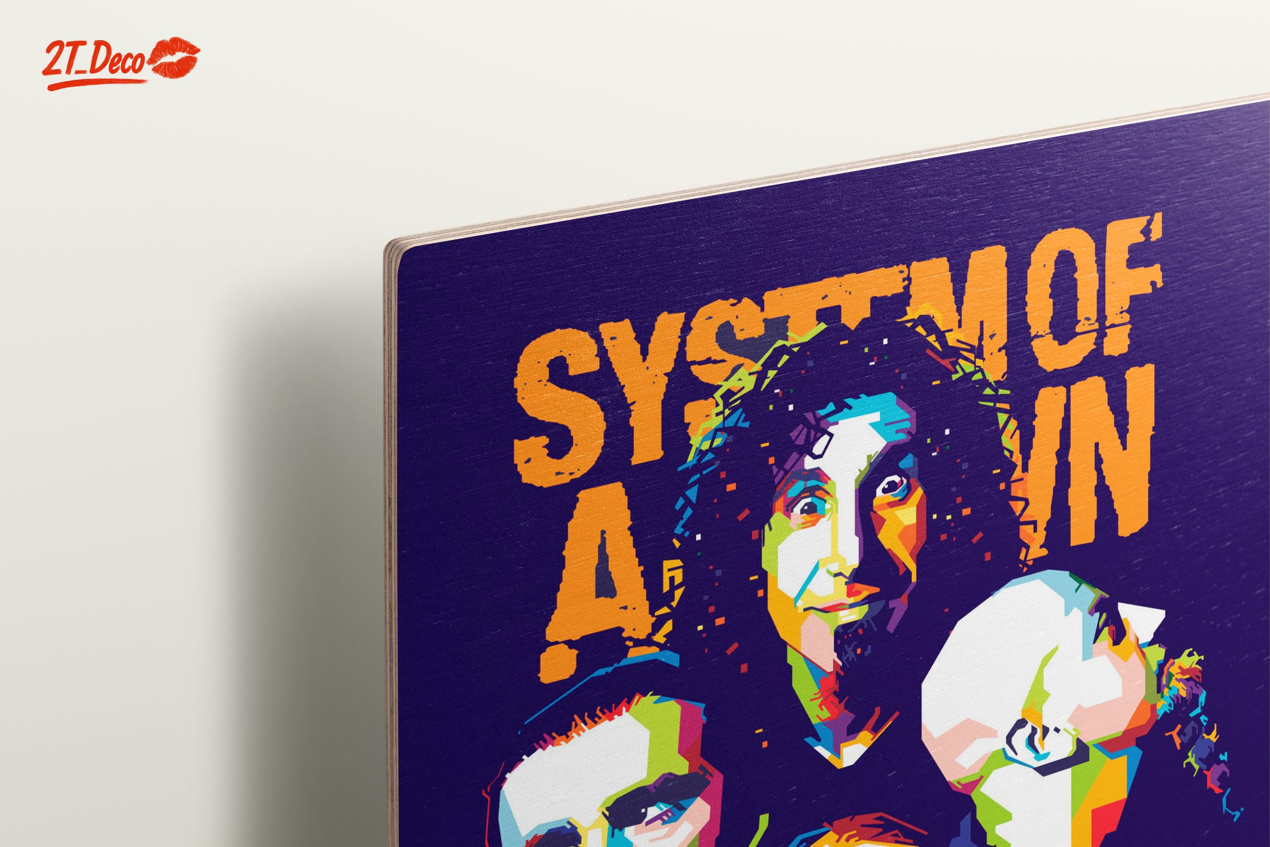 Vibrant Music Graphic Art Featuring Famous Band - Image 15