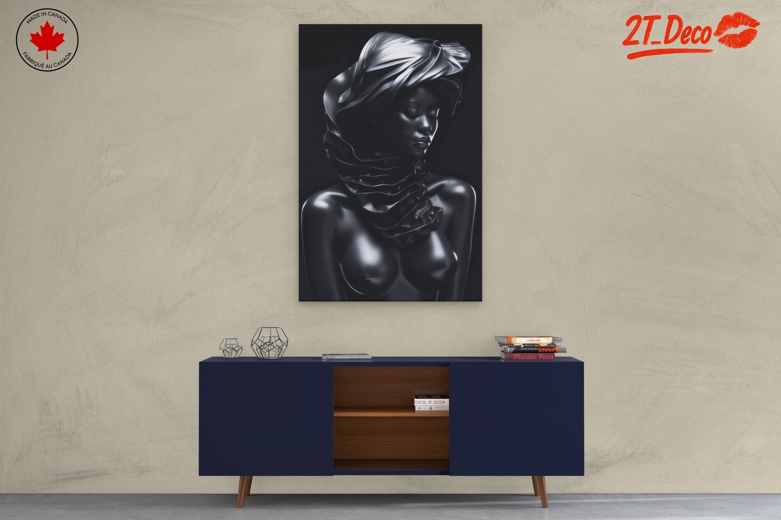 Elegant Sculpture of a Female Figure - Image 3