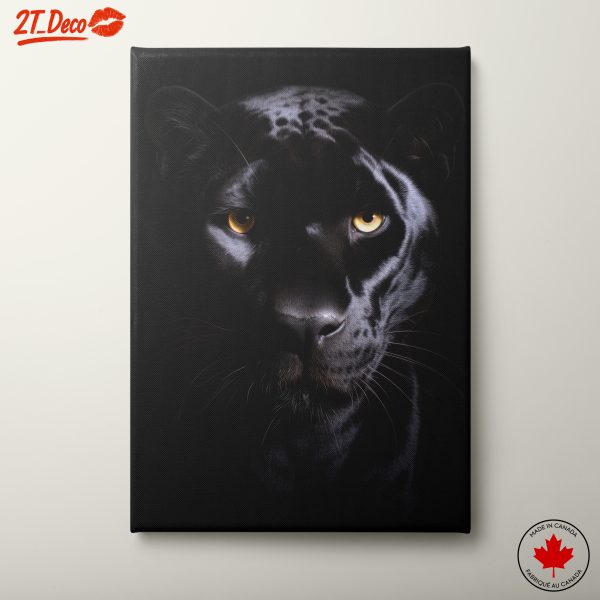 Majestic Black Panther Portrait
