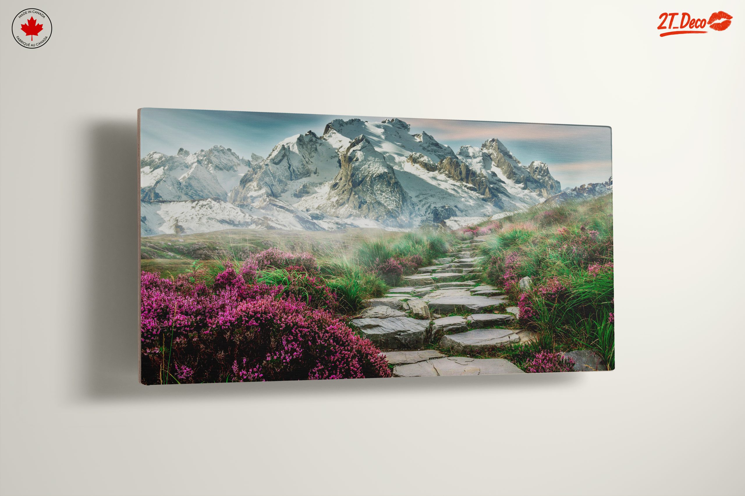 Majestic Mountain Path with Wildflowers - Image 13