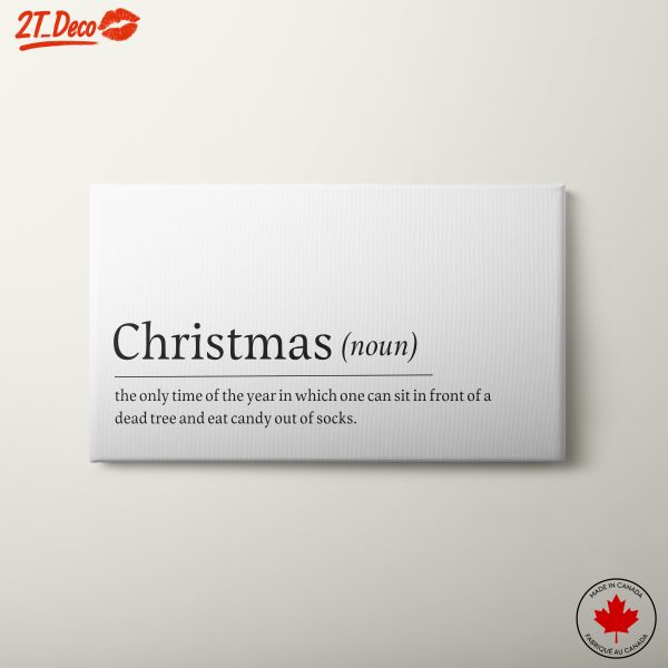 Christmas Definition Art for Your Home