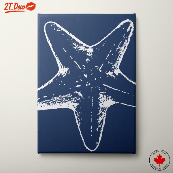 Stylized Abstract Starfish Artwork