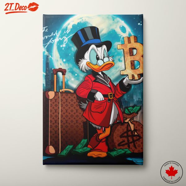 Whimsical Money-Themed Cartoon Art
