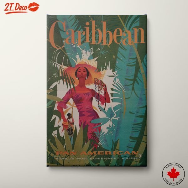 Vintage Caribbean Travel Art